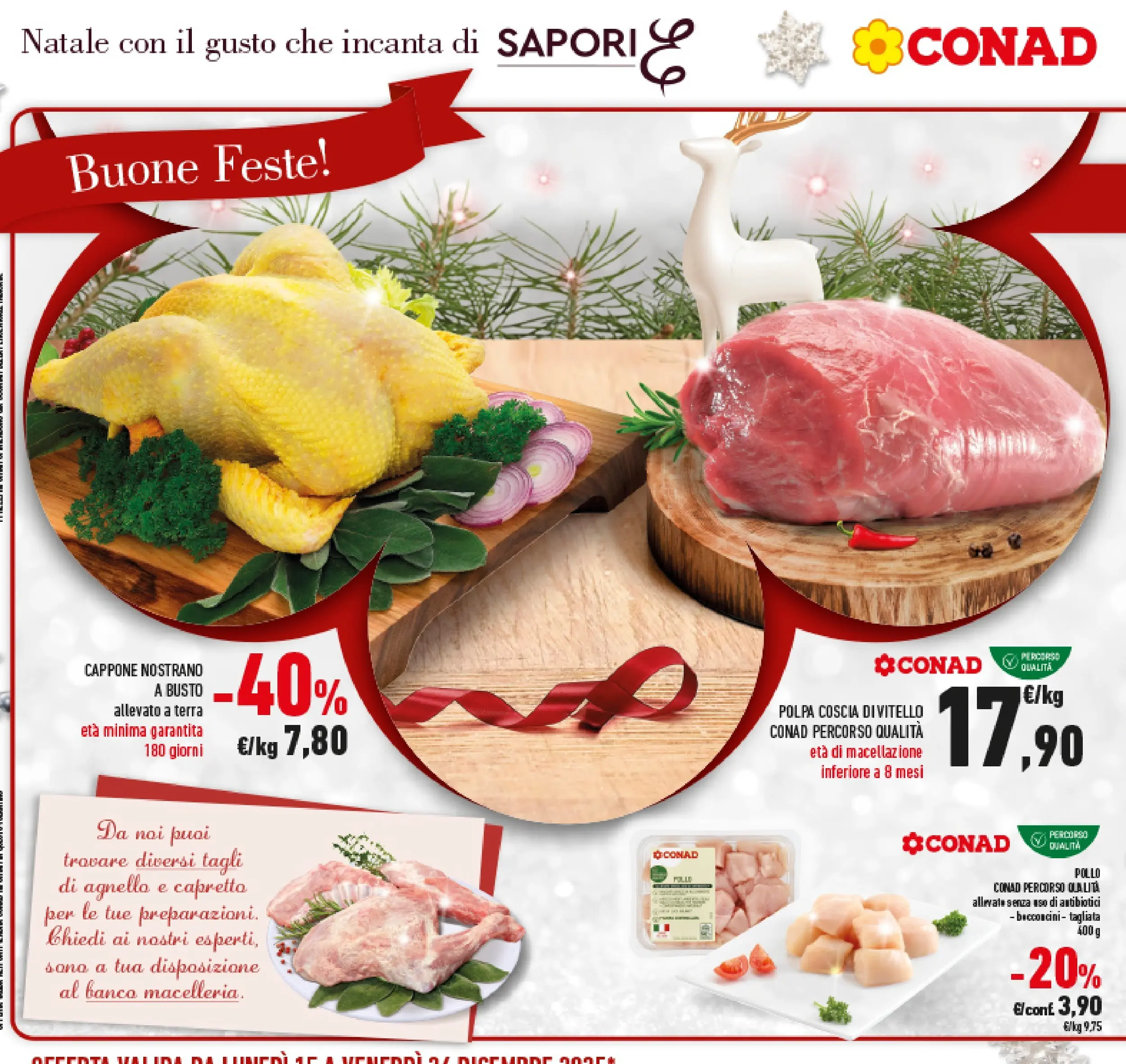 Volantino Conad dal 14/12/2025 > Anteprima | Pagina: 12 | Prodotti: Pollo, Vitello, Agnello, Terra