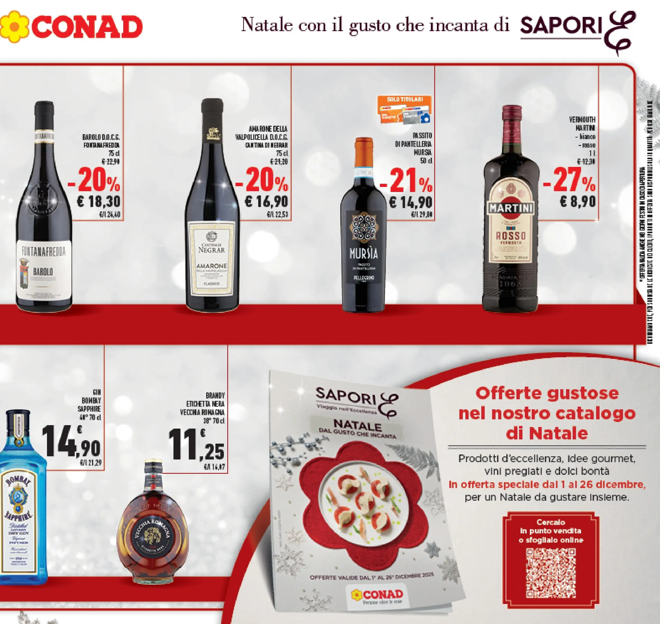 Volantino Conad dal 14/12/2025 > Anteprima | Pagina: 26 | Prodotti: Gin, Brandy