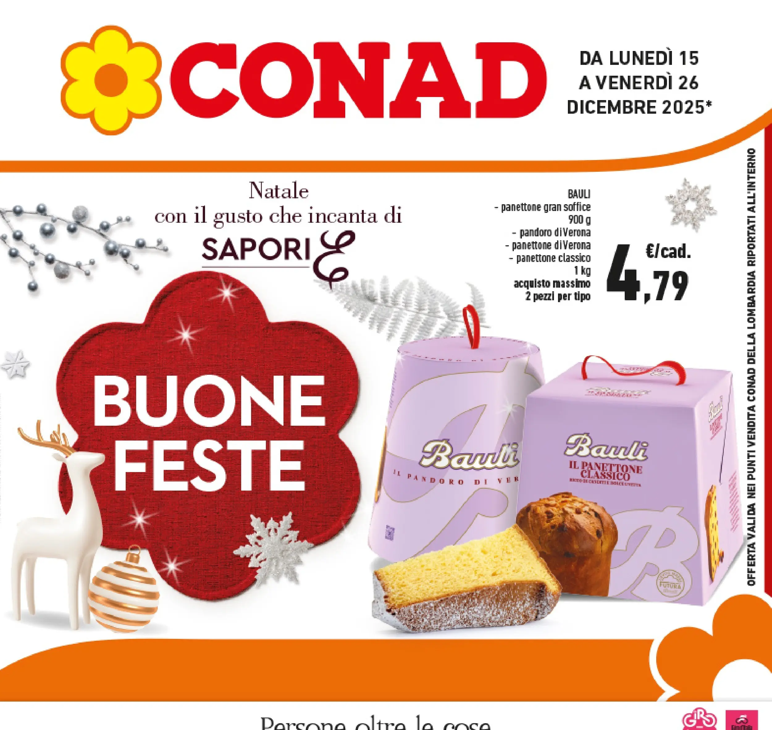 Volantino Conad dal 14/12/2025 > Anteprima | Pagina: 1 | Prodotti: Pandoro, Panettone
