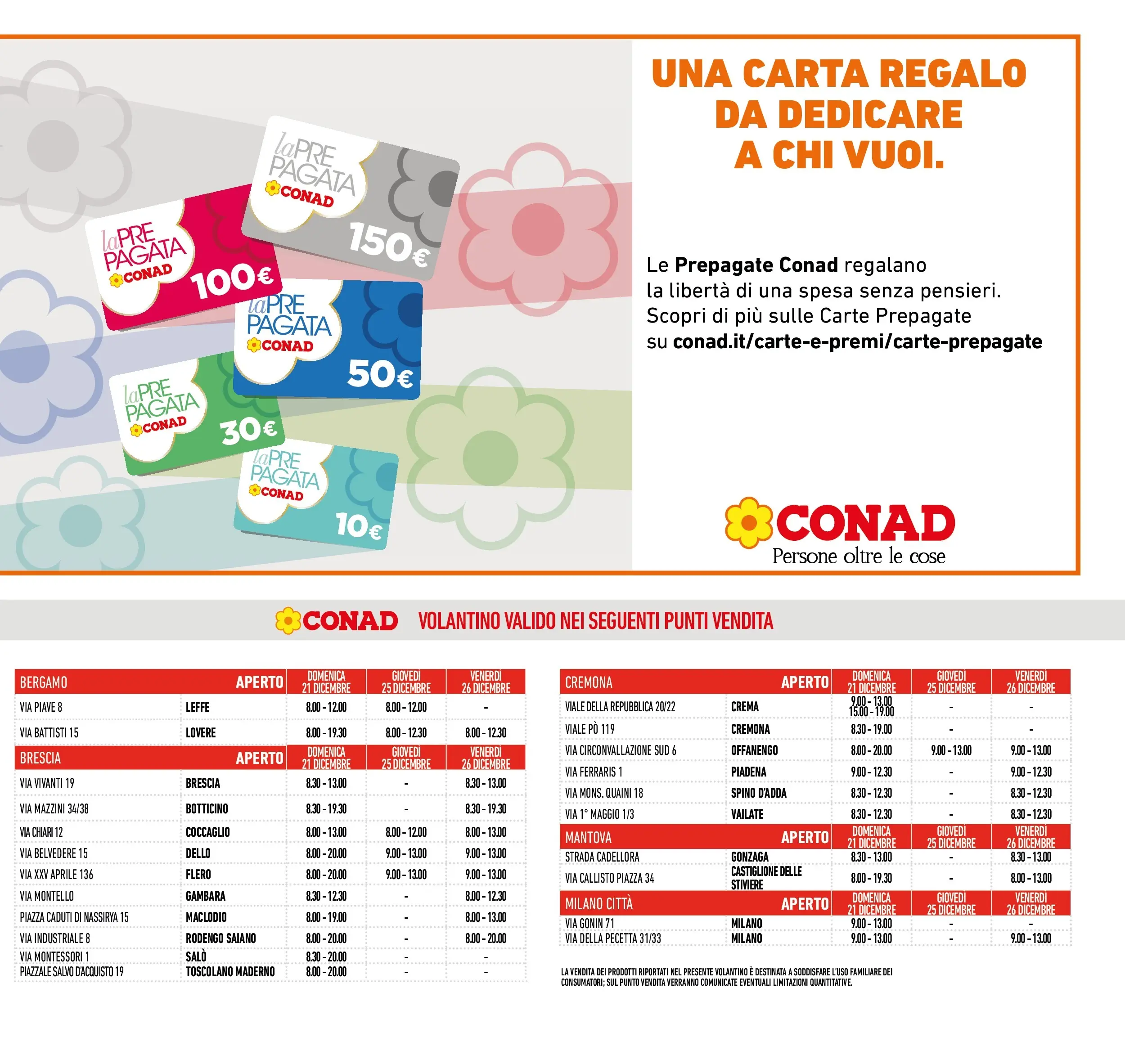 Volantino Conad dal 14/12/2025 > Anteprima | Pagina: 44 | Prodotti: Crema