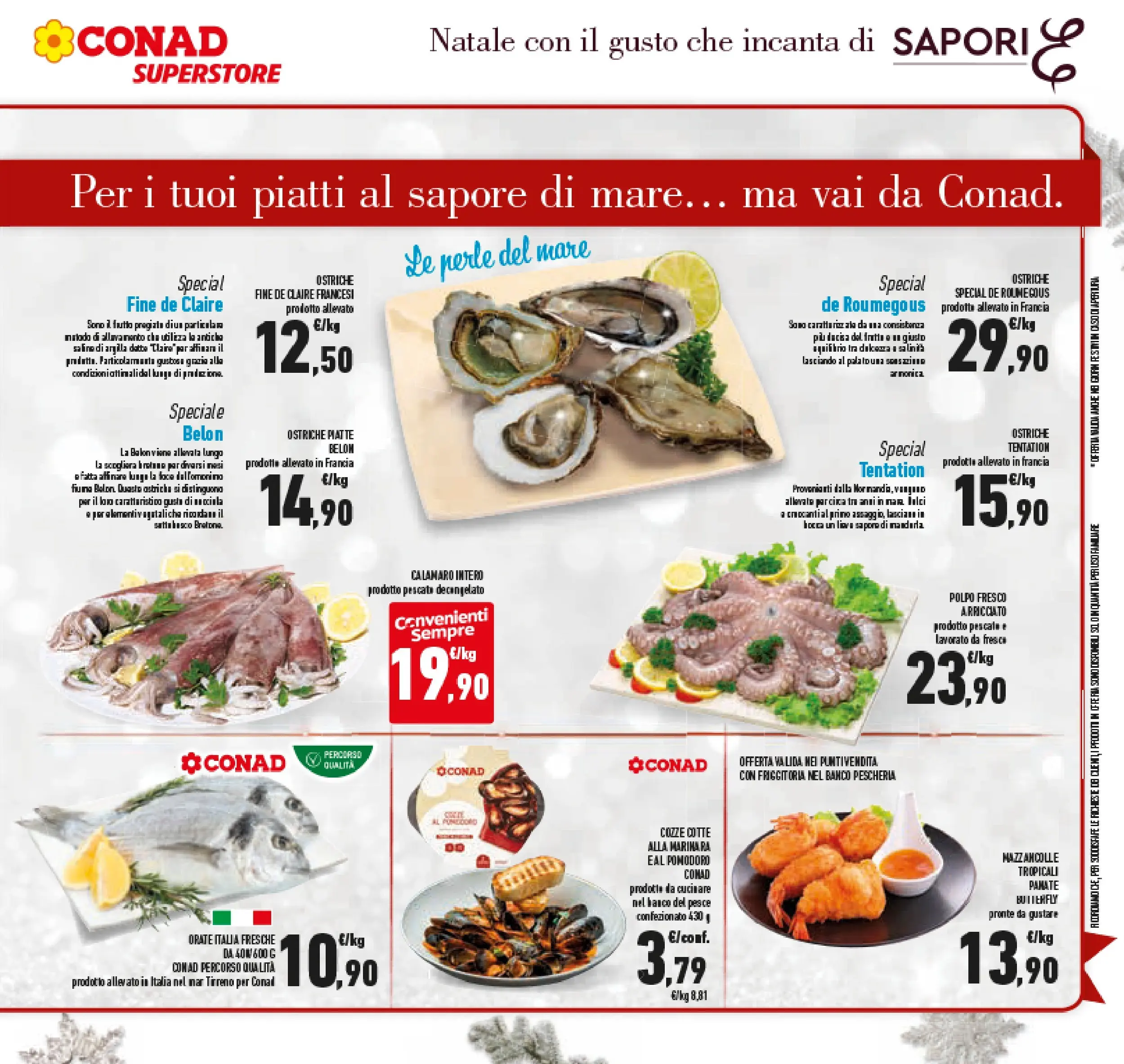 Volantino Conad dal 14/12/2025 > Anteprima | Pagina: 11 | Prodotti: Pesce, Cozze, Polpo, Mazzancolle