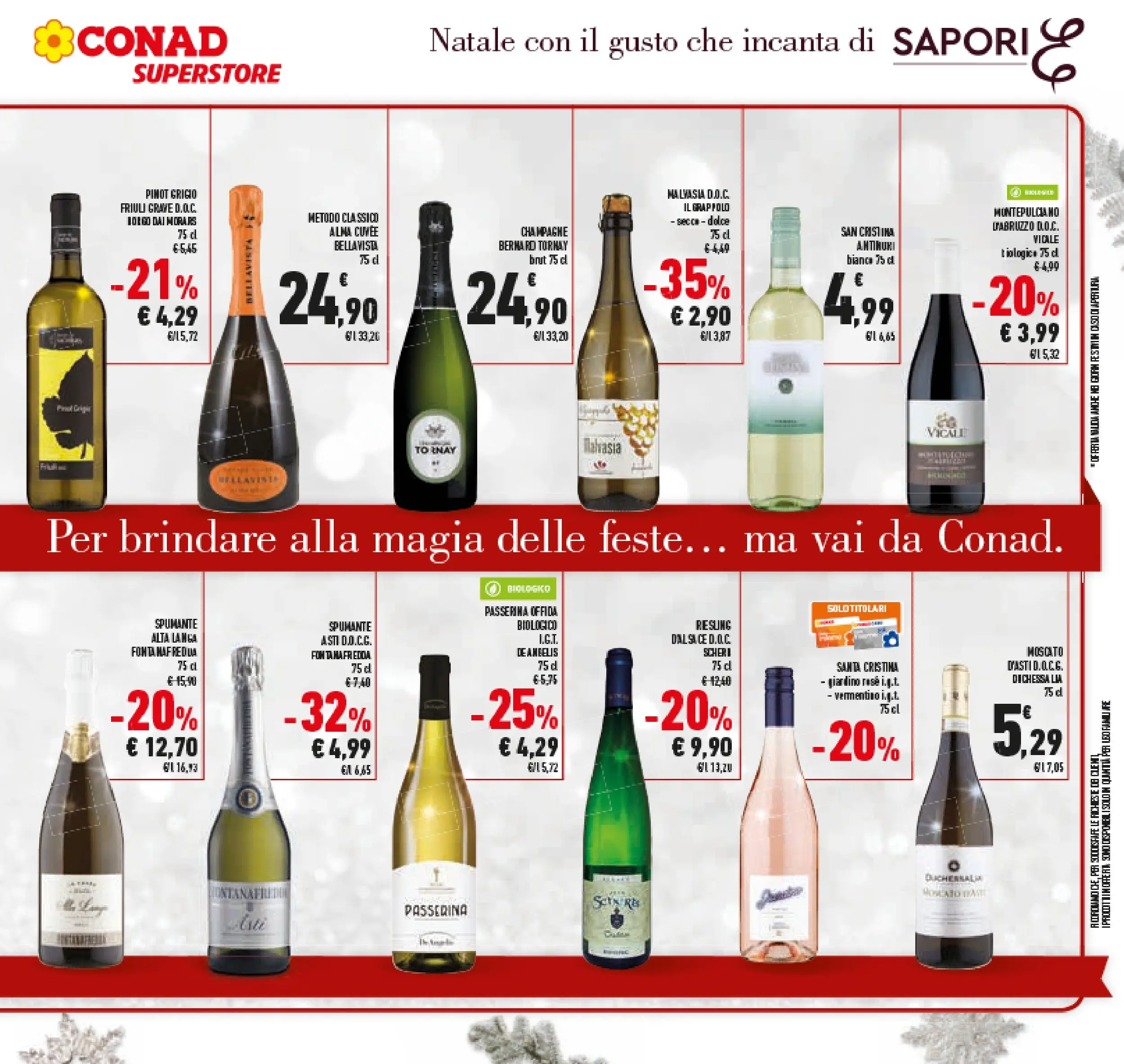 Volantino Conad dal 14/12/2025 > Anteprima | Pagina: 25 | Prodotti: Spumante, Champagne