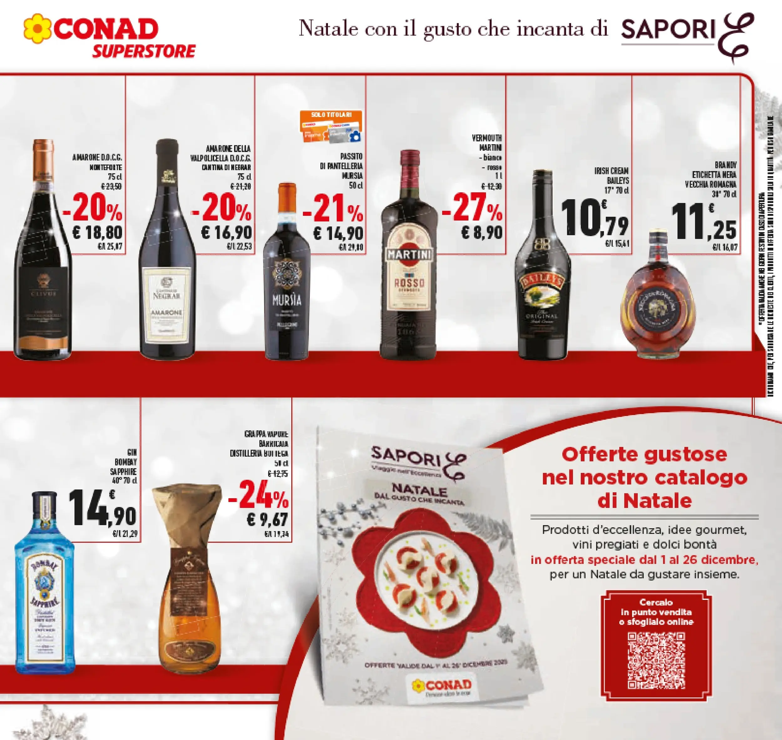 Volantino Conad dal 14/12/2025 > Anteprima | Pagina: 27 | Prodotti: Gin, Grappa, Brandy