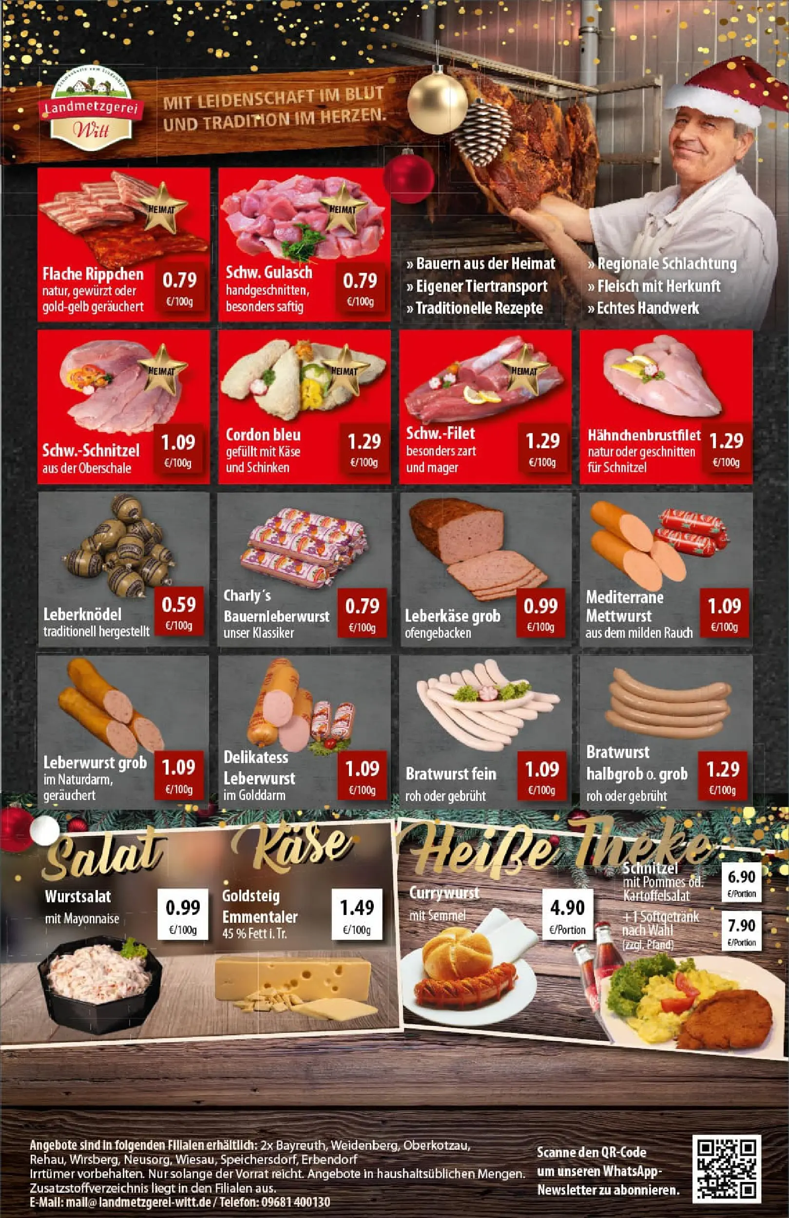 REWE Prospekt ab 15.12.2025 zum Blättern » Angebote | Seite: 9 | Produkte: Käse, Pommes, Telefon, Leberkase