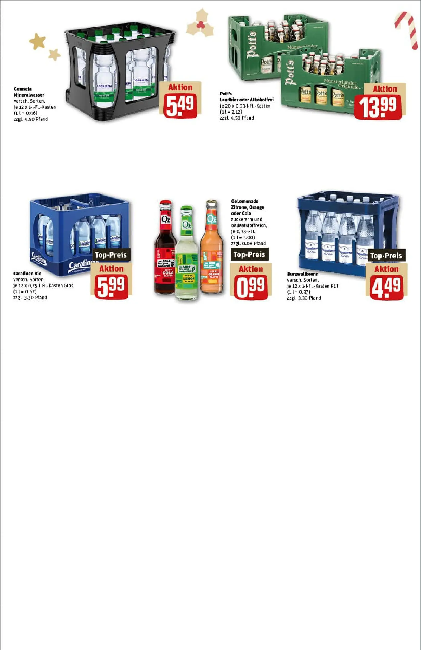 REWE Prospekt ab 15.12.2025 zum Blättern » Angebote | Seite: 28 | Produkte: Cola, Mineralwasser