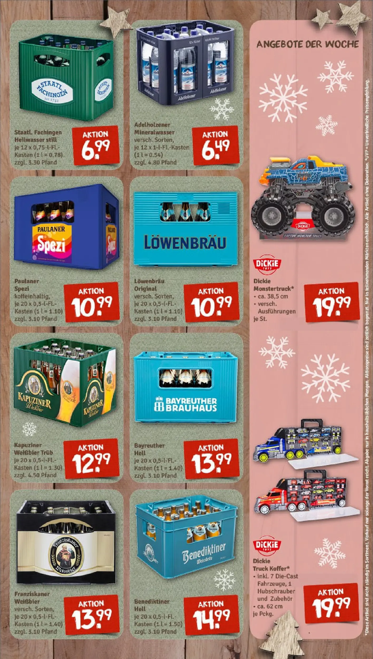 REWE Prospekt ab 15.12.2025 zum Blättern » Angebote | Seite: 11 | Produkte: Franziskaner, Weißbier, Adelholzener, Mineralwasser