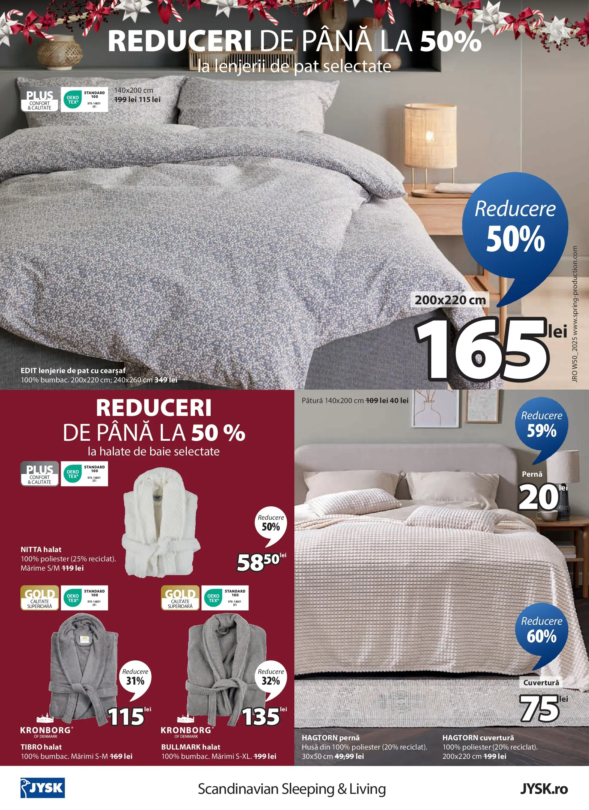 JYSK - Catalog JYSK până în data de 24.12.2025 - Oferta 10.12.2025 - 24.12.2025 | Pagină: 4 | Produse: Cuvertură, Pat, Lenjerie de pat, Pernă