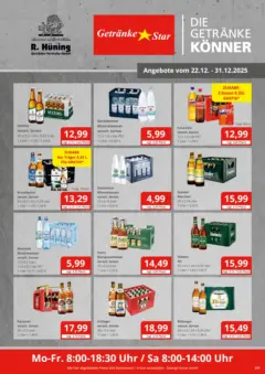 Entdecke - Getränke Star: Getränkeangebote ab 21.12.2025 gültig