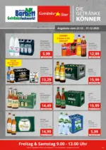 Getr&auml;nkefachmarkt Heinrich Barbett Getr&auml;nke Star: Getr&auml;nkeangebote - bis 31.12.2025