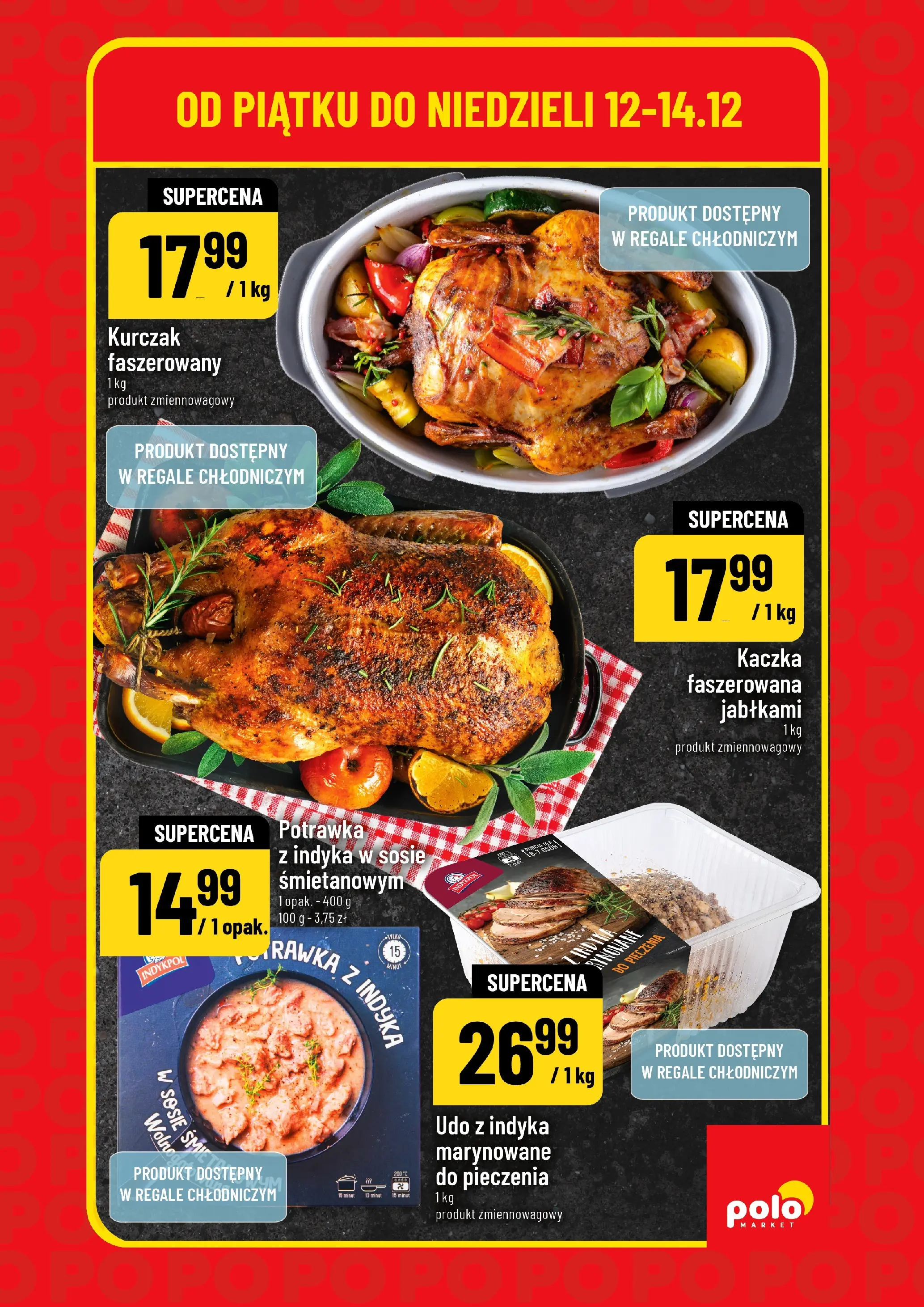 Nowa POLOmarket gazetka od jutra 12.12.2025 (PDF) | Strona: 5 | Produkty: Kurczak, Kaczka
