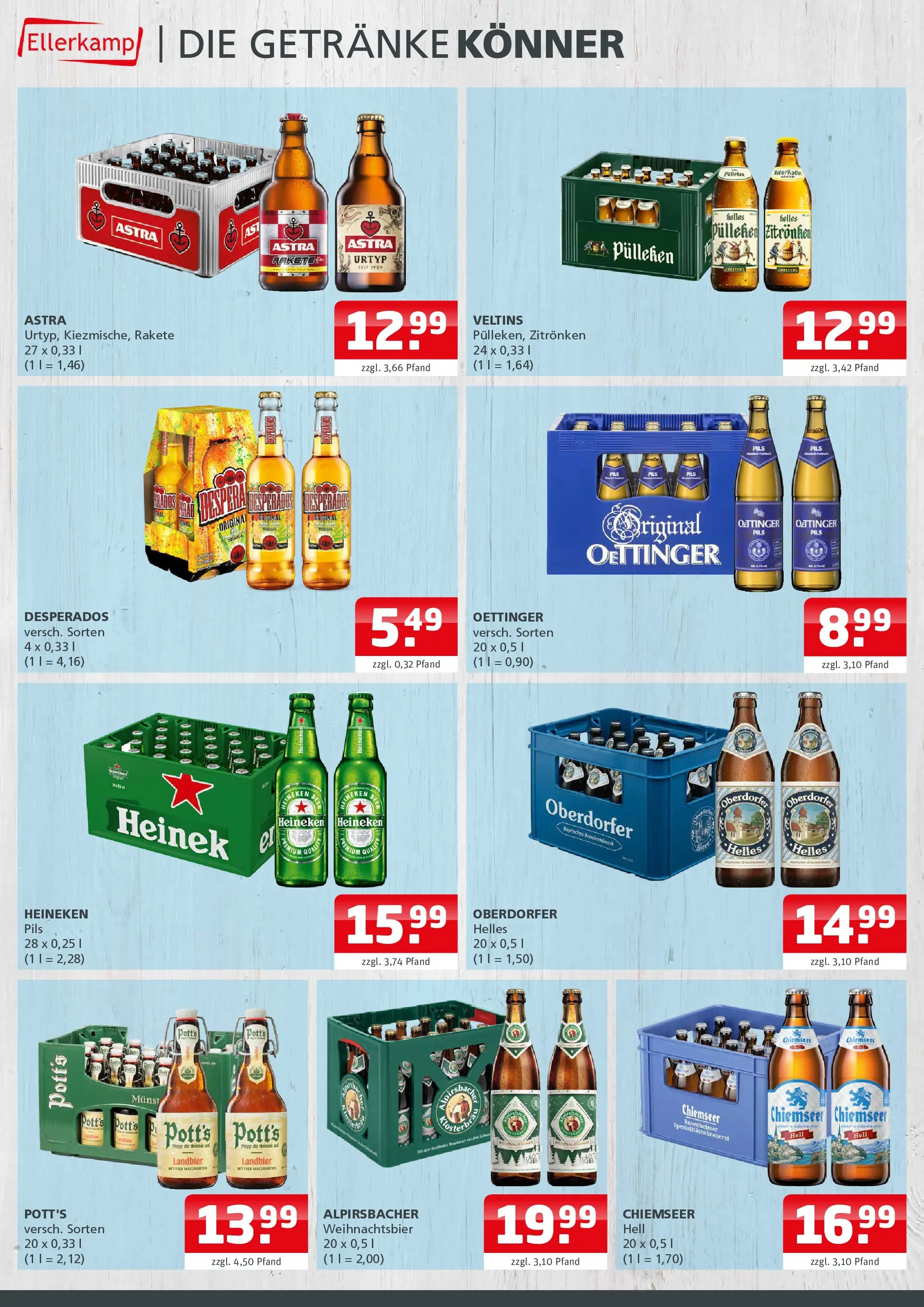 Entdecke - Getränke Ellerkamp: Getränkeangebote (ab 14.12.2025) zum Blättern | Seite: 2 | Produkte: Pils, Astra, Oettinger, Veltins