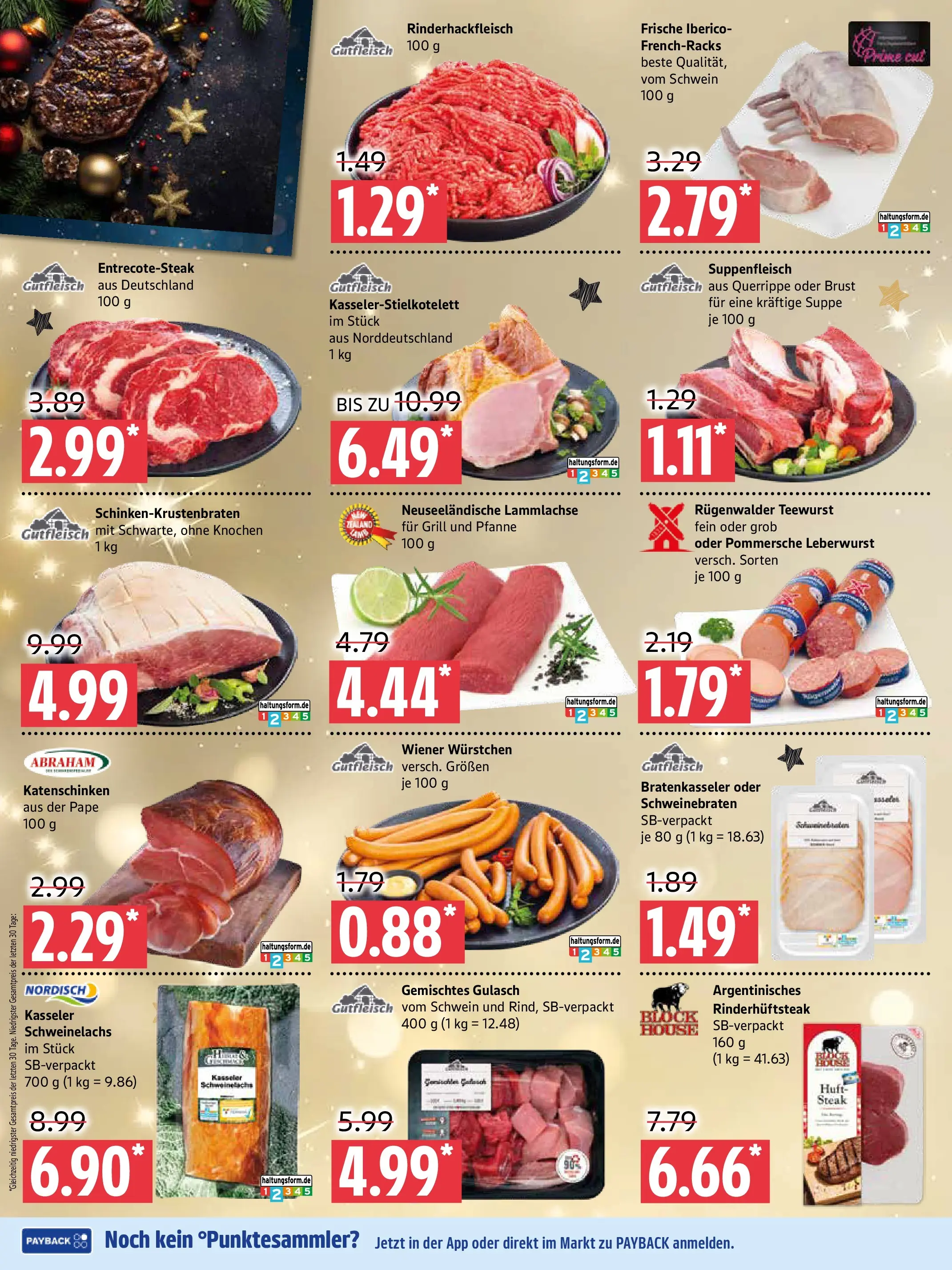 Edeka prospekt Prenzlau	 (ab 15.12.2025) » Angebote Online | Seite: 2 | Produkte: Wiener wurstchen, Gulasch, Suppenfleisch, Steak