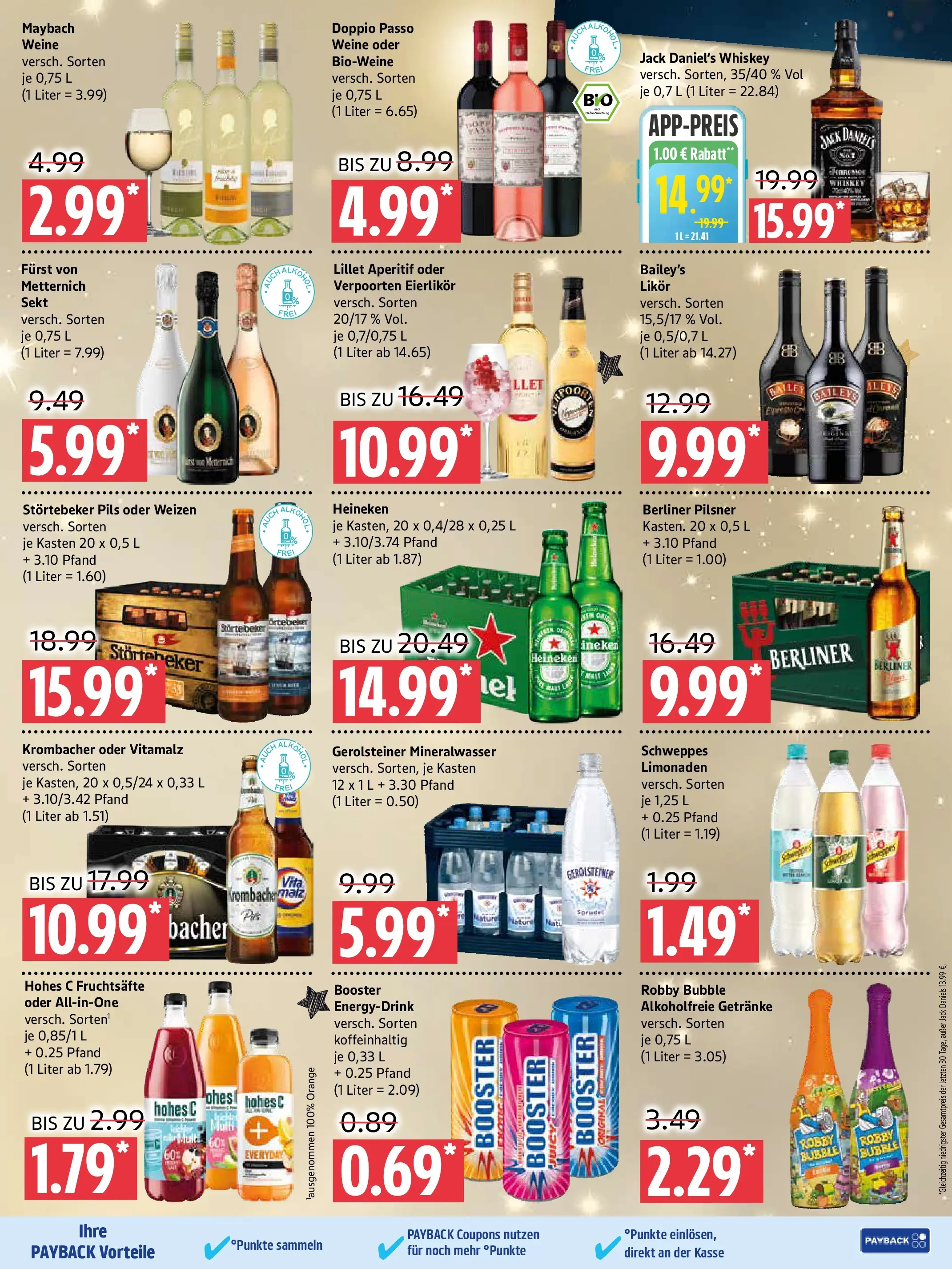 Edeka prospekt Prenzlau	 (ab 15.12.2025) » Angebote Online | Seite: 7 | Produkte: Likör, Jack Daniel's, Mineralwasser, Whiskey