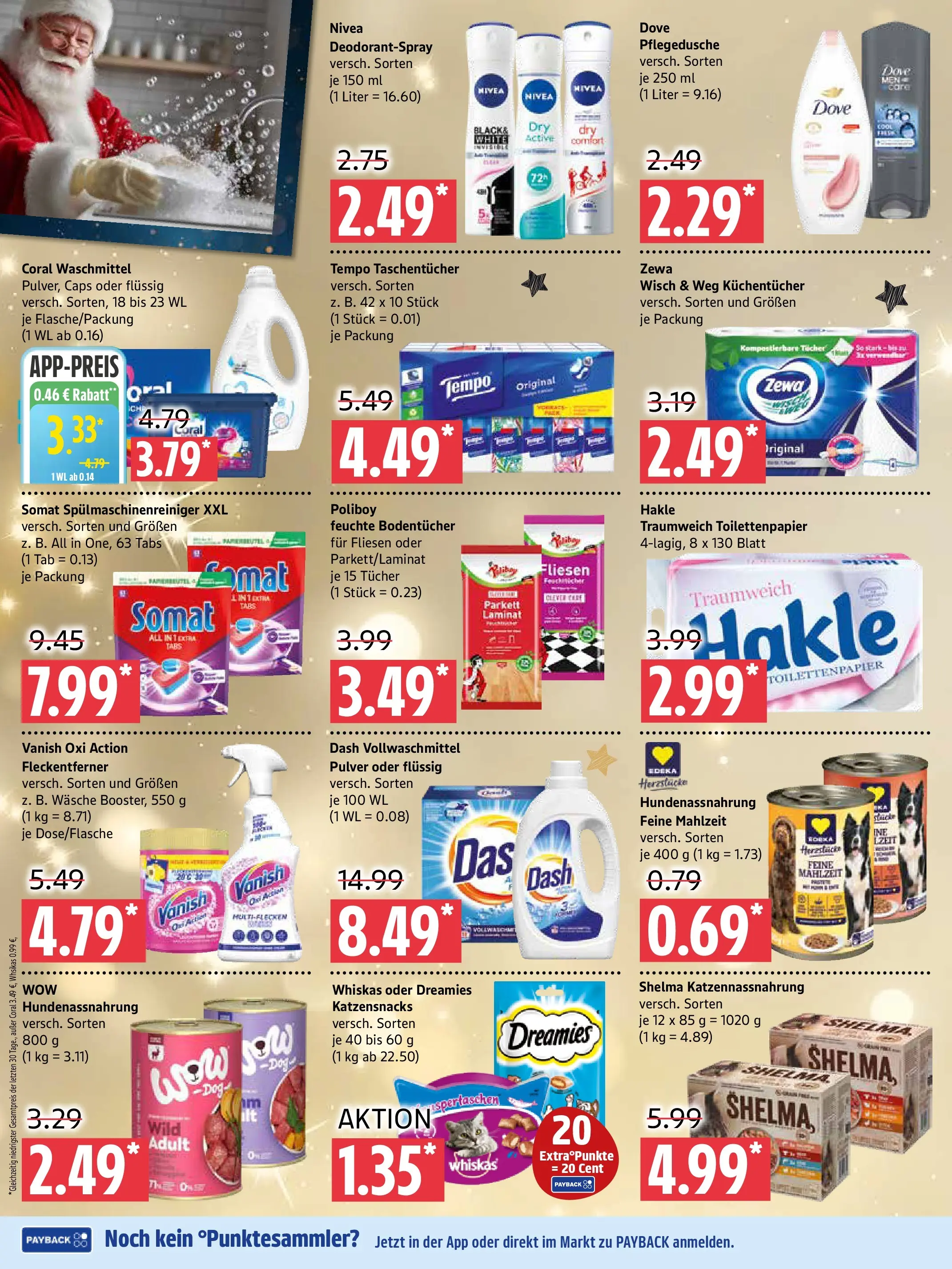 Edeka prospekt Prenzlau	 (ab 15.12.2025) » Angebote Online | Seite: 8 | Produkte: Deodorant, Spülmaschinenreiniger, Tempo, Whiskas