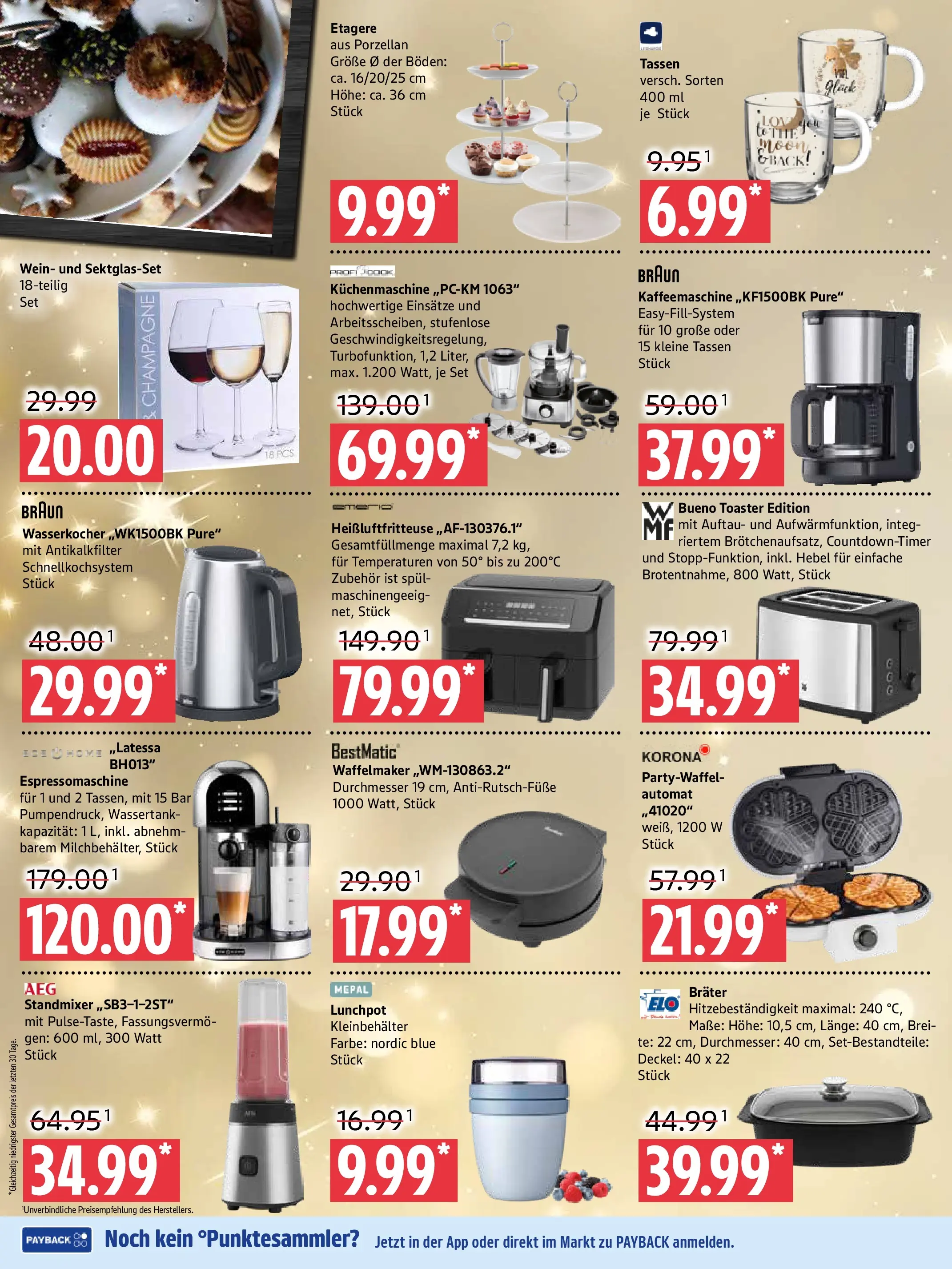 Edeka prospekt Prenzlau	 (ab 15.12.2025) » Angebote Online | Seite: 10 | Produkte: Wasserkocher, Toaster, Wein, Heißluftfritteuse