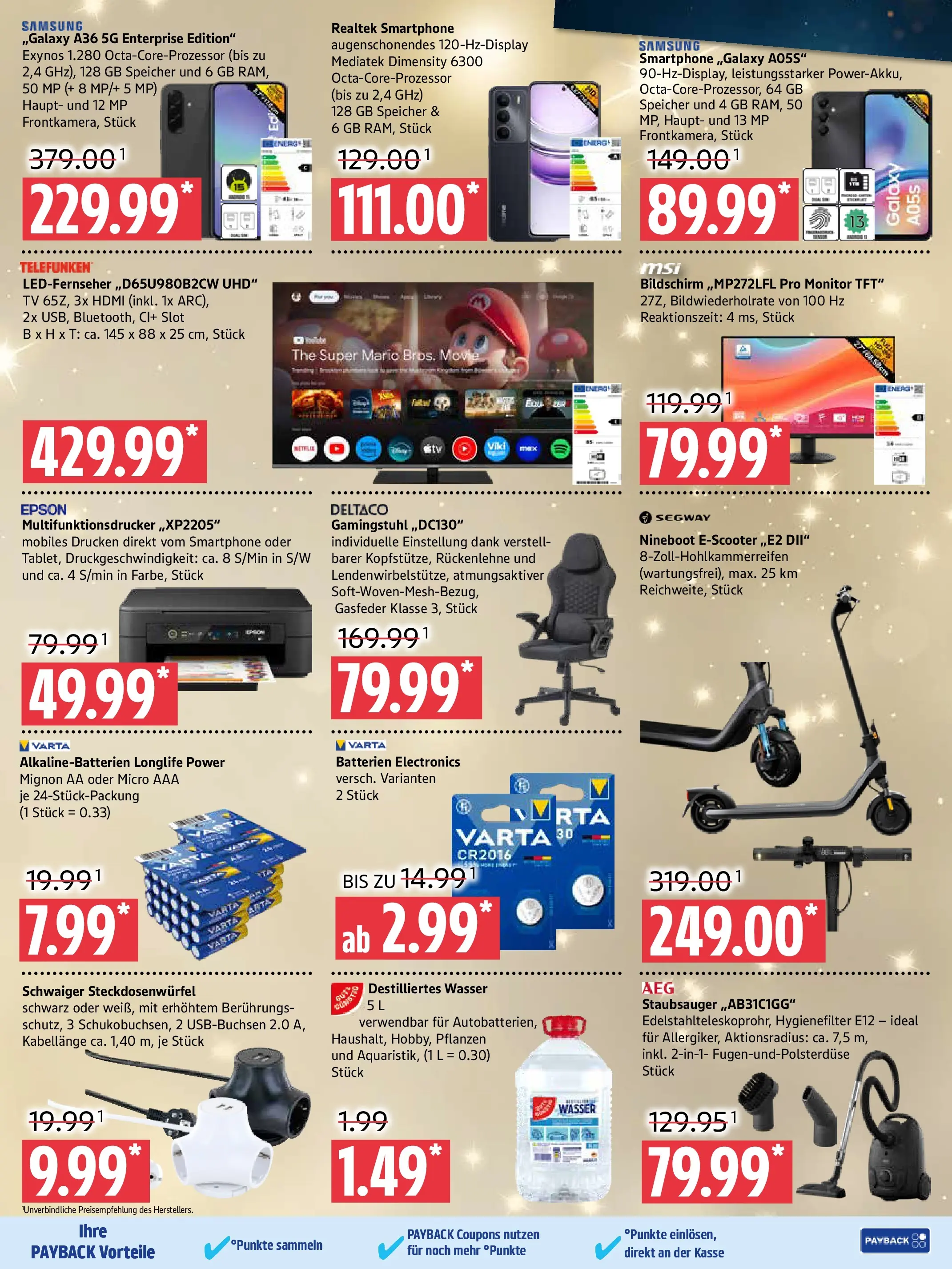 Edeka prospekt Prenzlau	 (ab 15.12.2025) » Angebote Online | Seite: 11 | Produkte: Gamingstuhl, Wasser, Bildschirm, Monitor