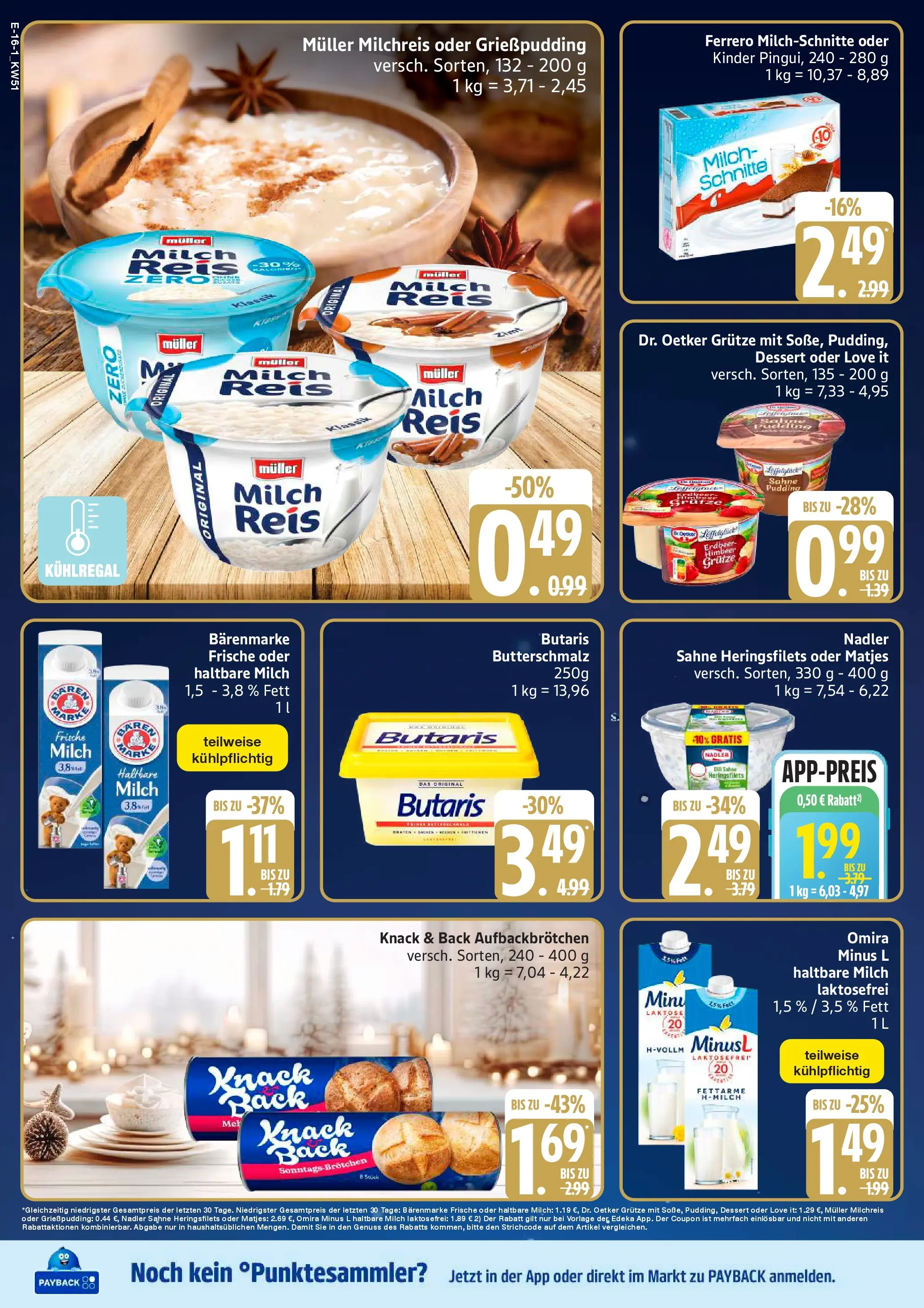 Marktkauf - Marktkauf: Wochenangebote (ab 14.12.2025) » Angebote online | Seite: 20 | Produkte: Haltbare milch, Pudding, Reis, Sahne