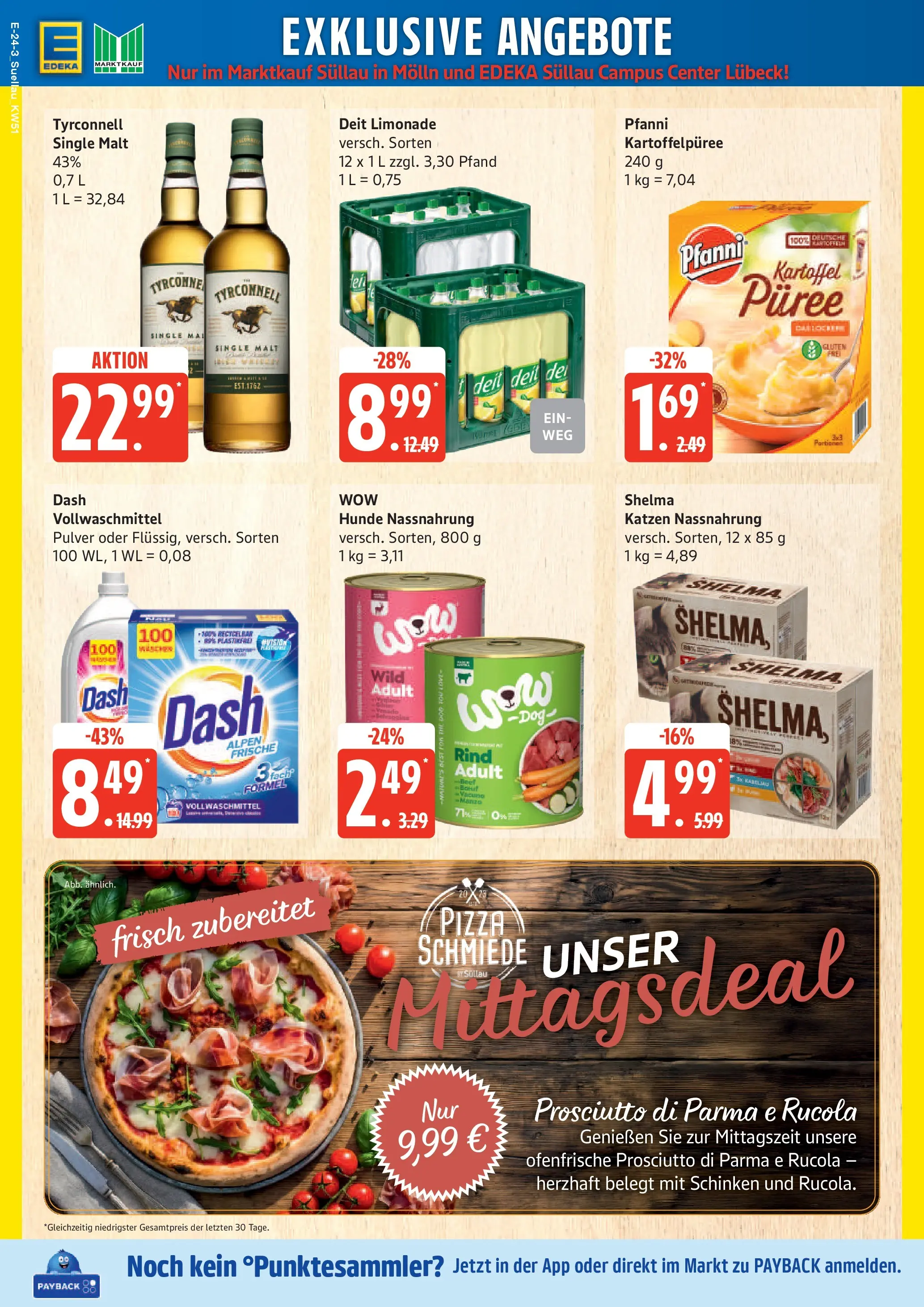 Edeka prospekt Ratzeburg	 (ab 15.12.2025) » Angebote Online | Seite: 28 | Produkte: Rucola, Limonade, Schinken, Whiskey