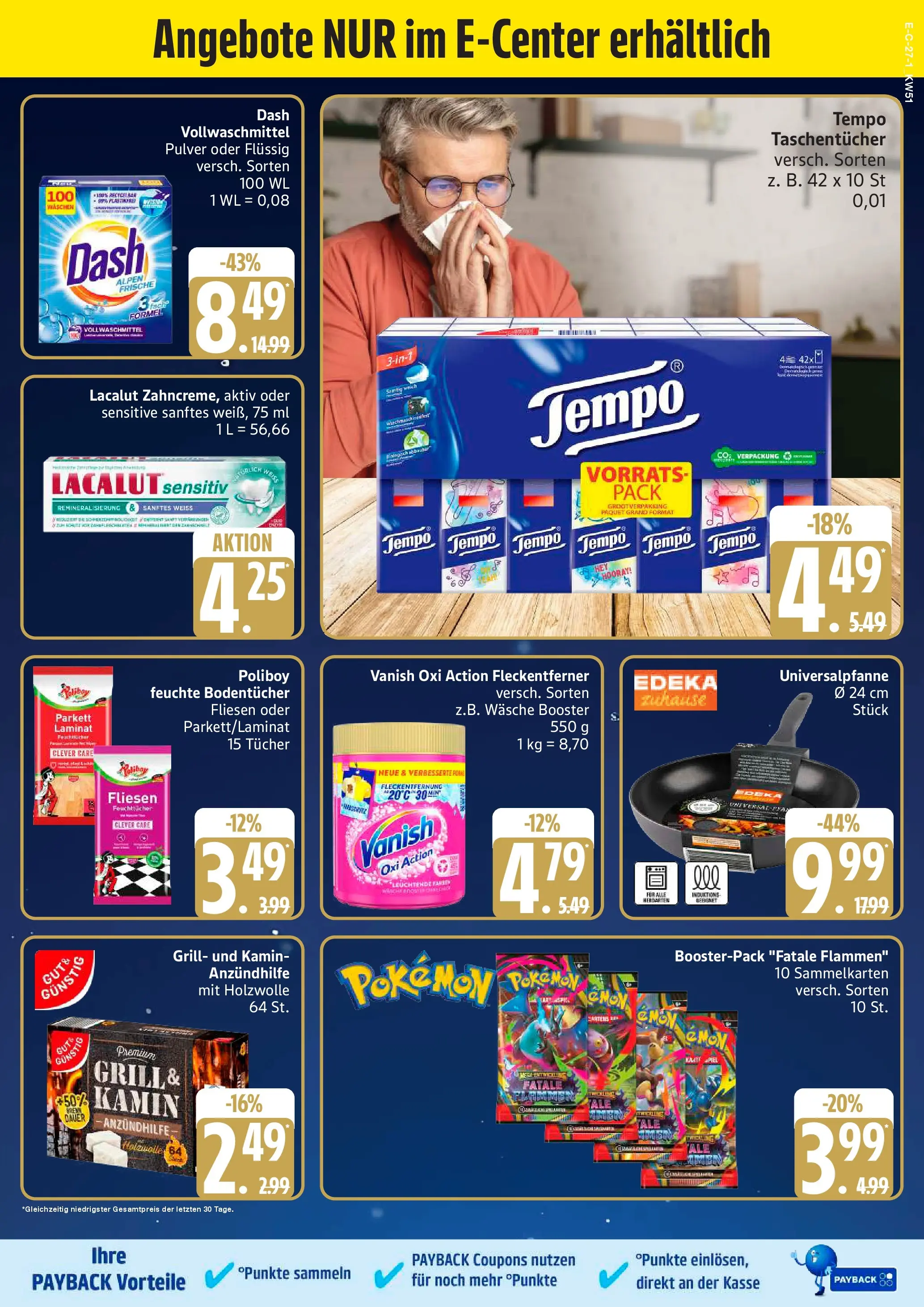 Marktkauf - Marktkauf: Wochenangebote (ab 14.12.2025) » Angebote online | Seite: 33 | Produkte: Grill, Kamin, Tempo