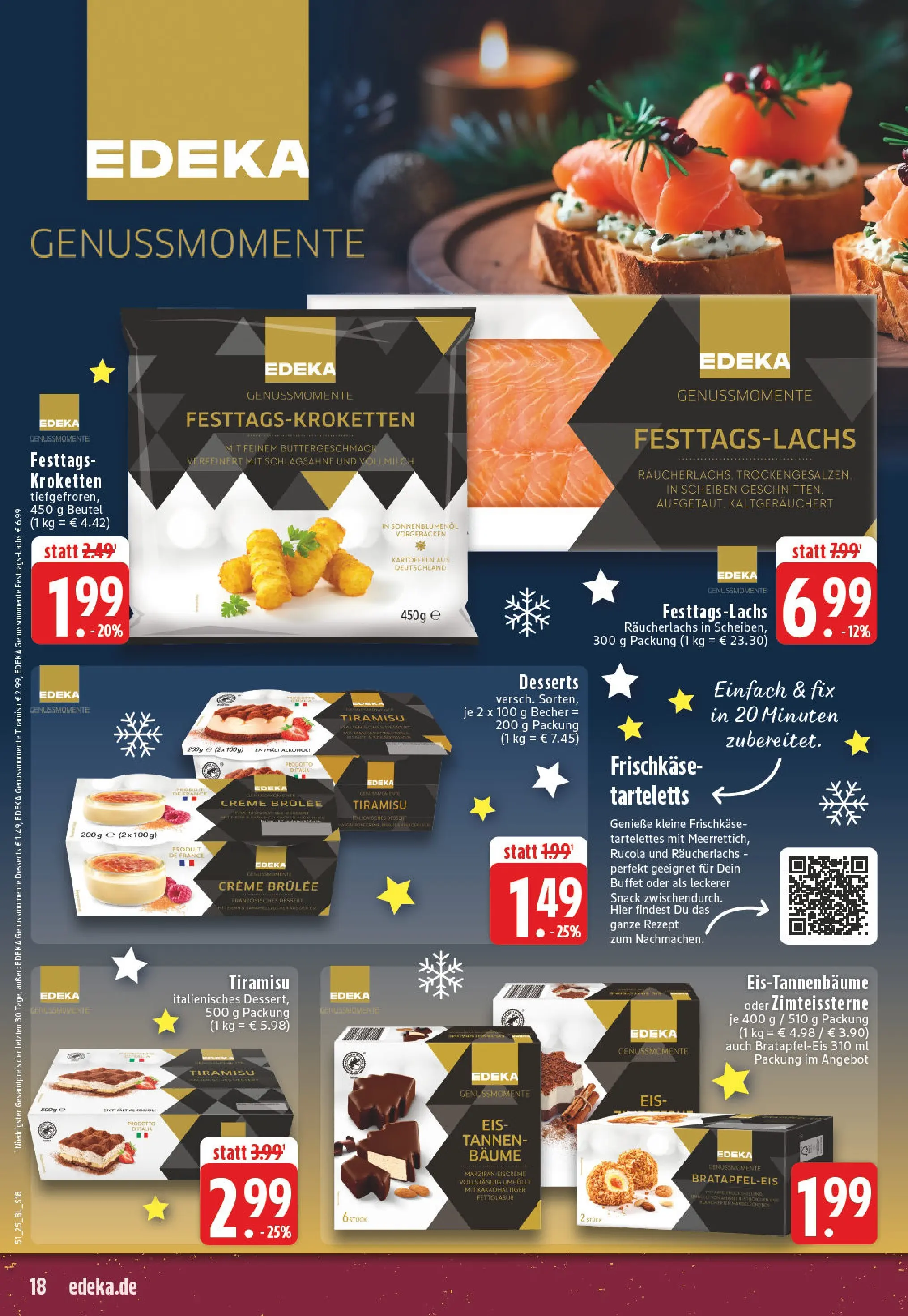 Edeka prospekt Bad Lippspringe	 (ab 14.12.2025) » Angebote Online | Seite: 18 | Produkte: Sonnenblumenol, Rucola, Eiscreme, Kartoffeln