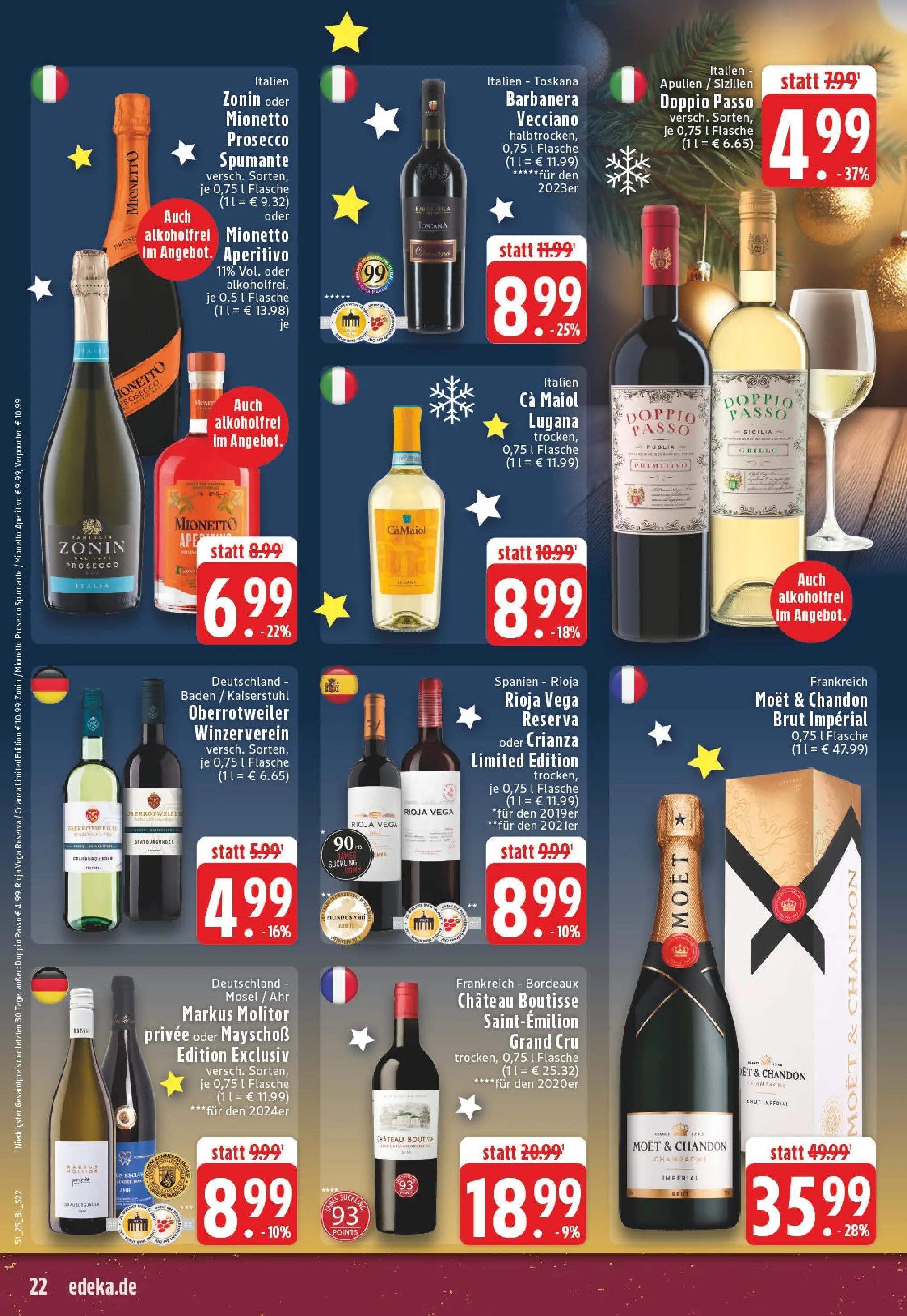 Edeka prospekt Bad Lippspringe	 (ab 14.12.2025) » Angebote Online | Seite: 22 | Produkte: Prosecco, Doppio Passo