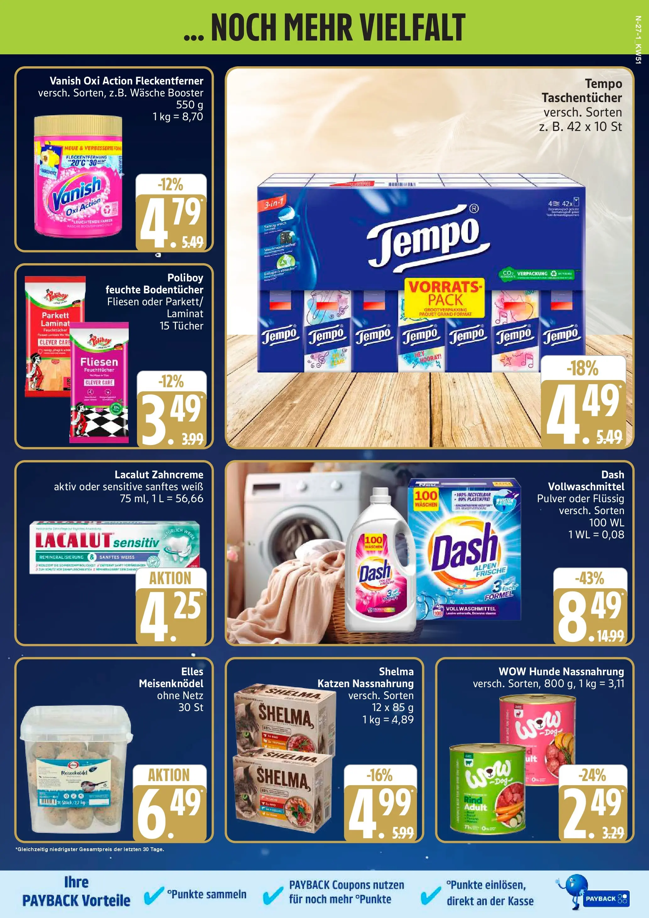 Edeka prospekt Cuxhaven	 (ab 14.12.2025) » Angebote Online | Seite: 27 | Produkte: Tempo