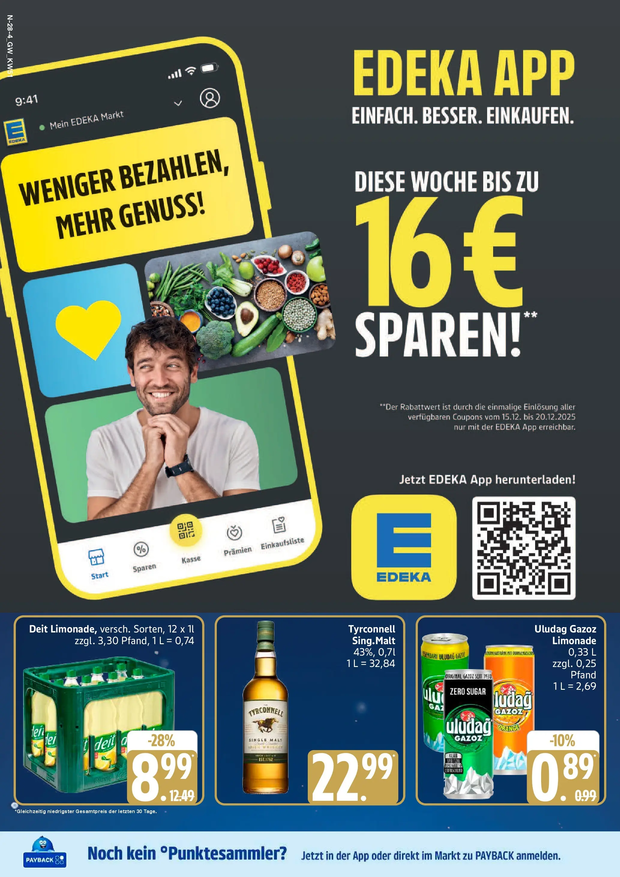 Edeka prospekt Neuenkirchen	 (ab 15.12.2025) » Angebote Online | Seite: 28 | Produkte: Limonade, Whiskey