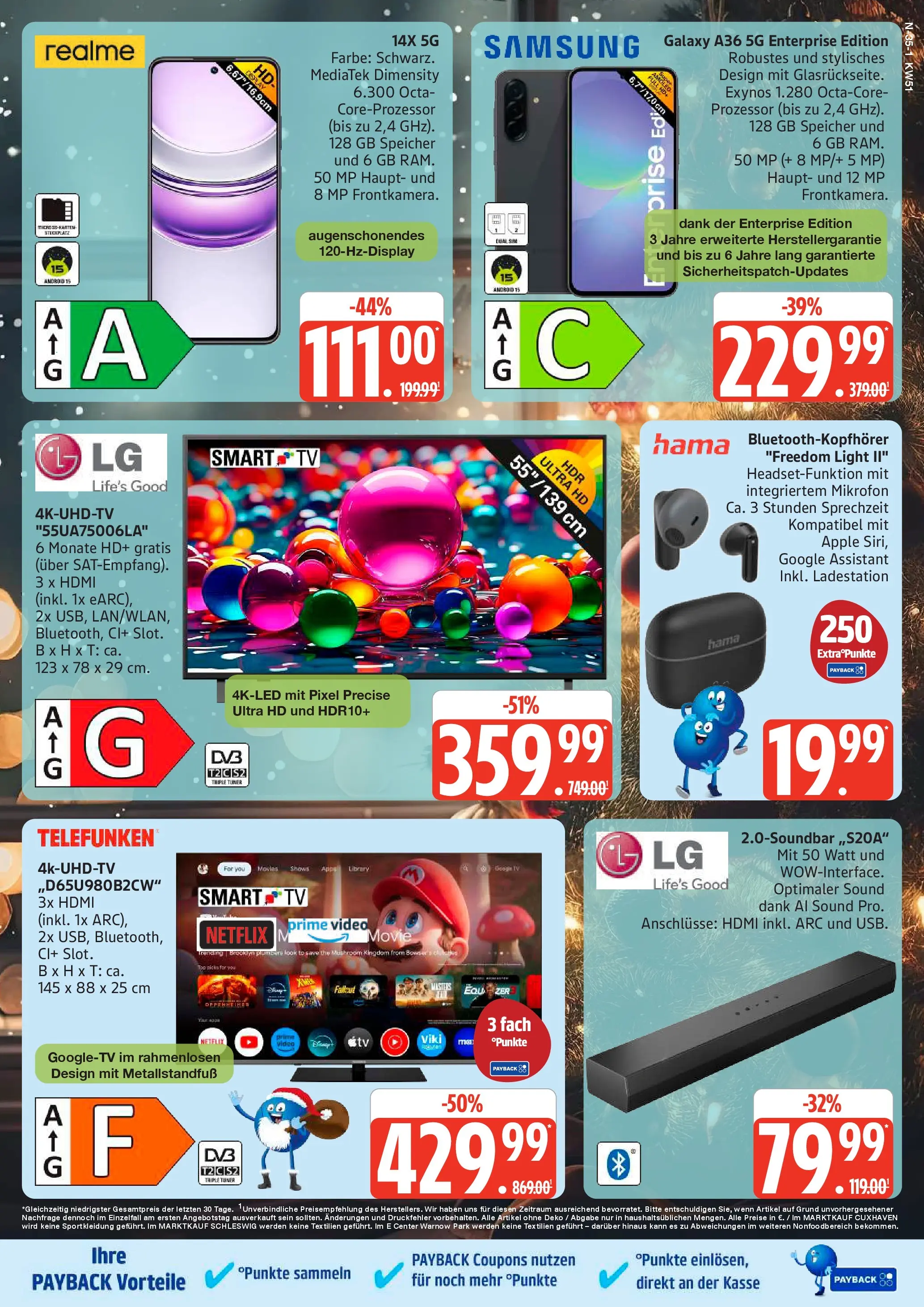 Edeka prospekt Cuxhaven	 (ab 14.12.2025) » Angebote Online | Seite: 35 | Produkte: Top, Samsung, Apple, TV