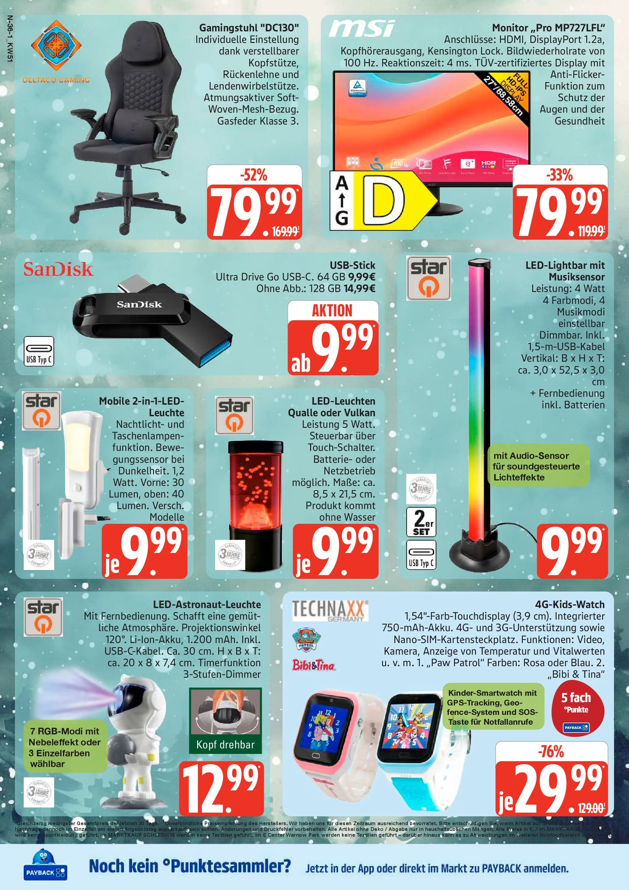 Edeka prospekt Cuxhaven	 (ab 14.12.2025) » Angebote Online | Seite: 36 | Produkte: Batterien, Batterie, Gamingstuhl, Wasser