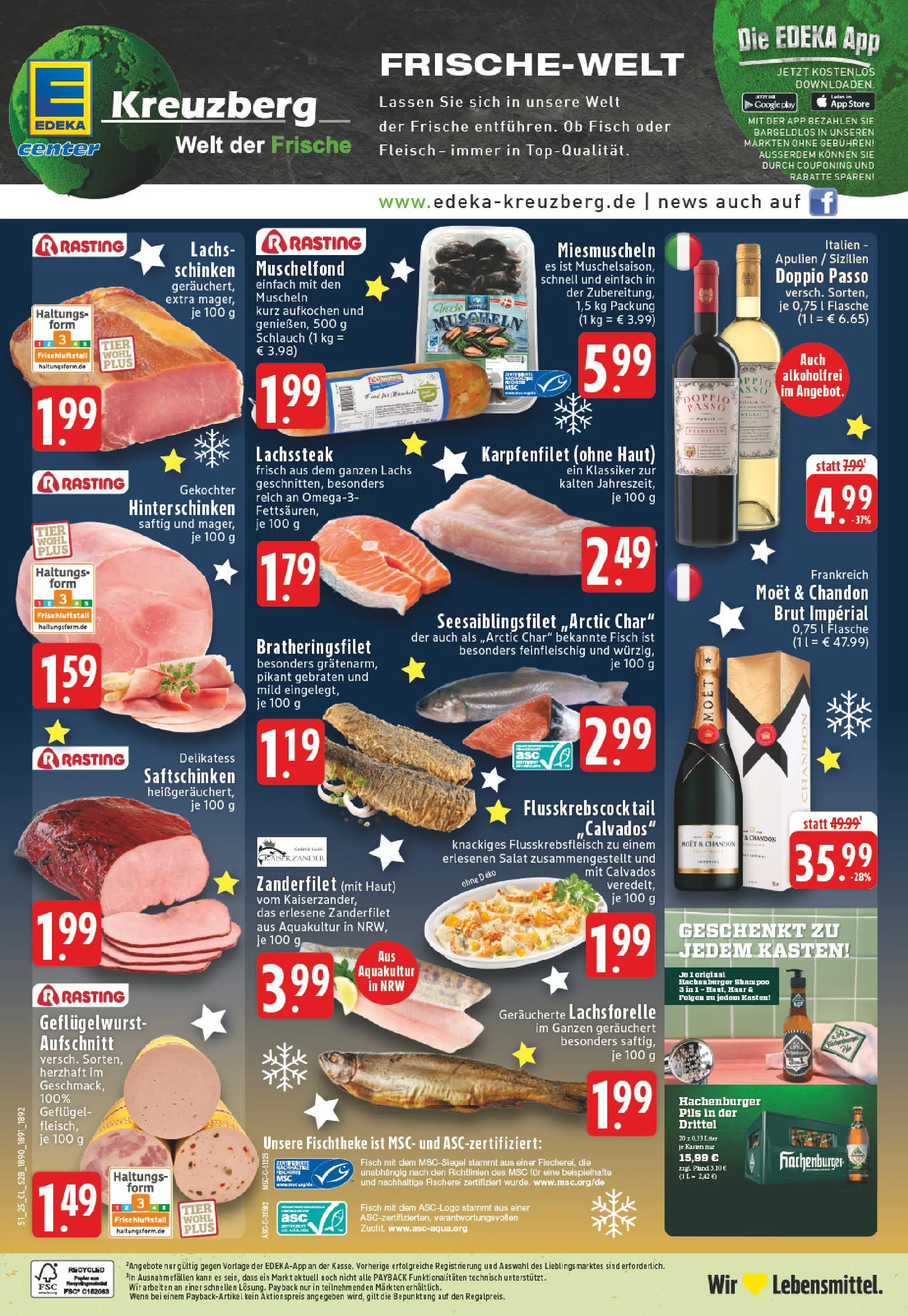Edeka prospekt Koblenz	 (ab 15.12.2025) » Angebote Online | Seite: 30 | Produkte: Lachs, Doppio Passo, Fleisch, Salat