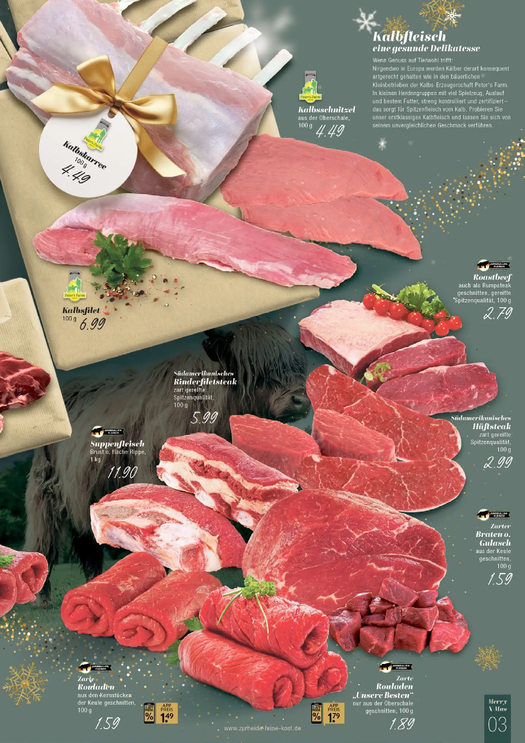 Edeka prospekt Gladbeck	 (ab 15.12.2025) » Angebote Online | Seite: 3 | Produkte: Rumpsteak, Roastbeef, Suppenfleisch, Steak