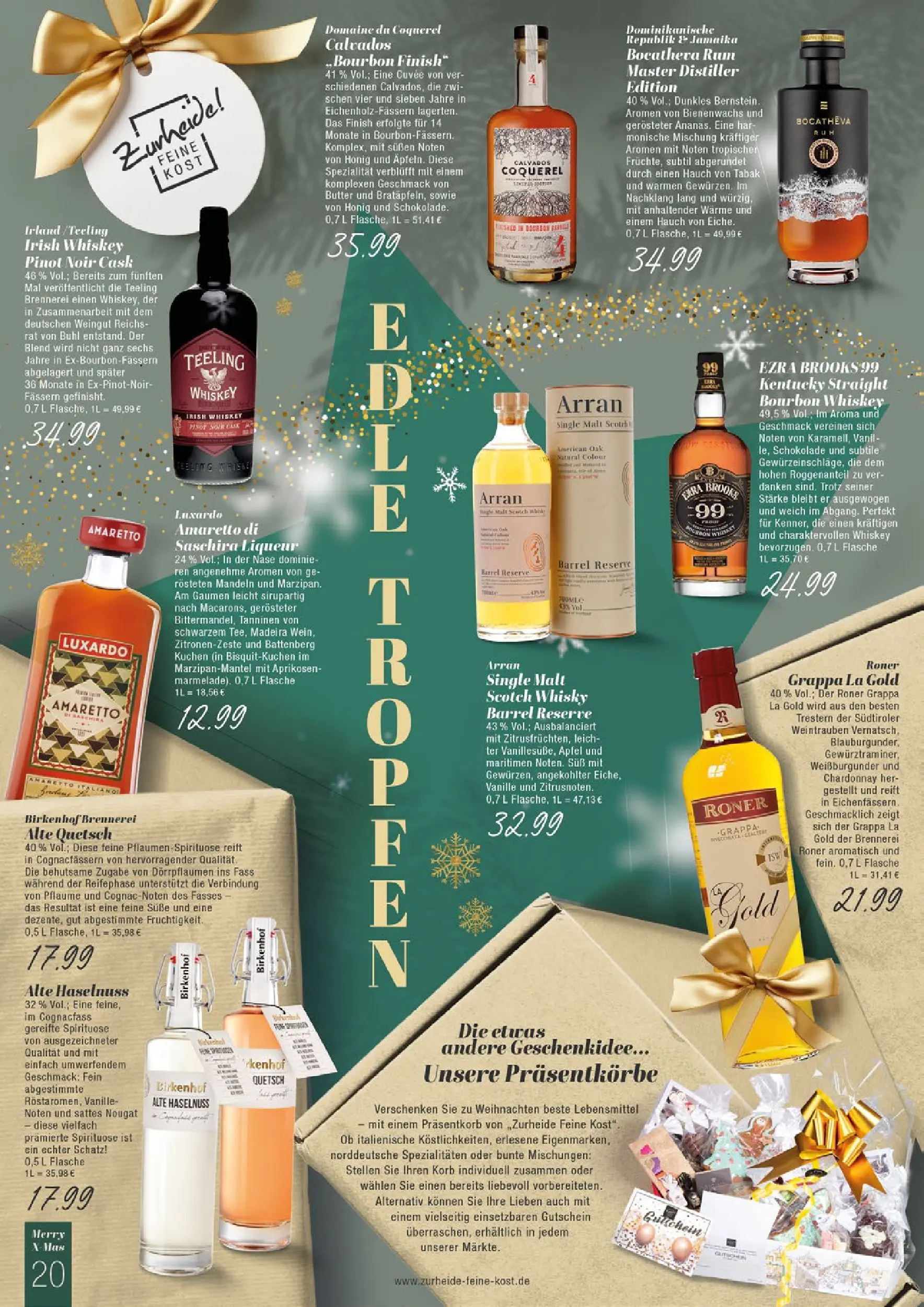 Edeka prospekt Gladbeck	 (ab 15.12.2025) » Angebote Online | Seite: 20 | Produkte: Whisky, Schokolade, Weintrauben, Whiskey