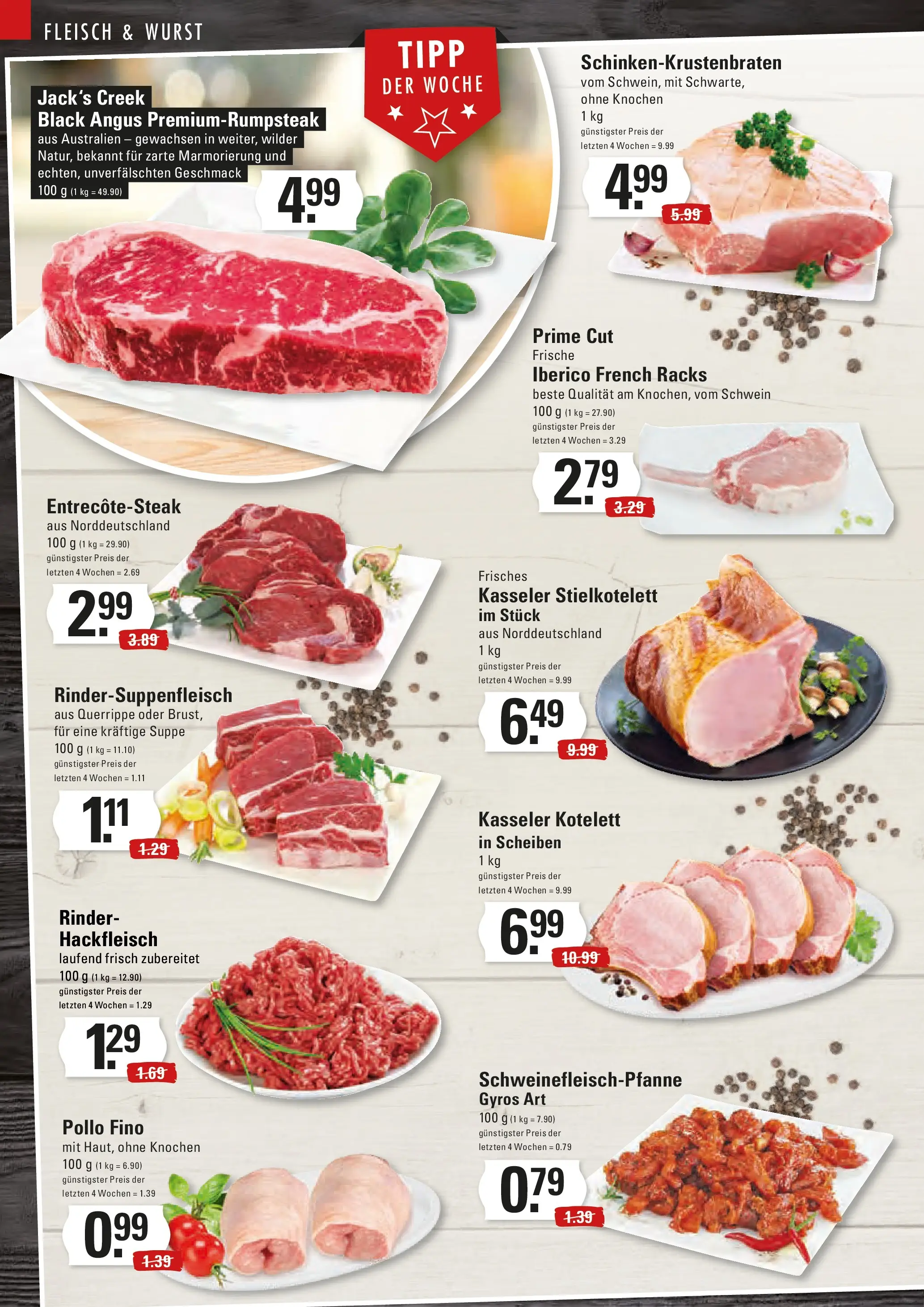 Edeka prospekt Hamburg	 (ab 15.12.2025) » Angebote Online | Seite: 4 | Produkte: Wurst, Steak, Fleisch, Hackfleisch
