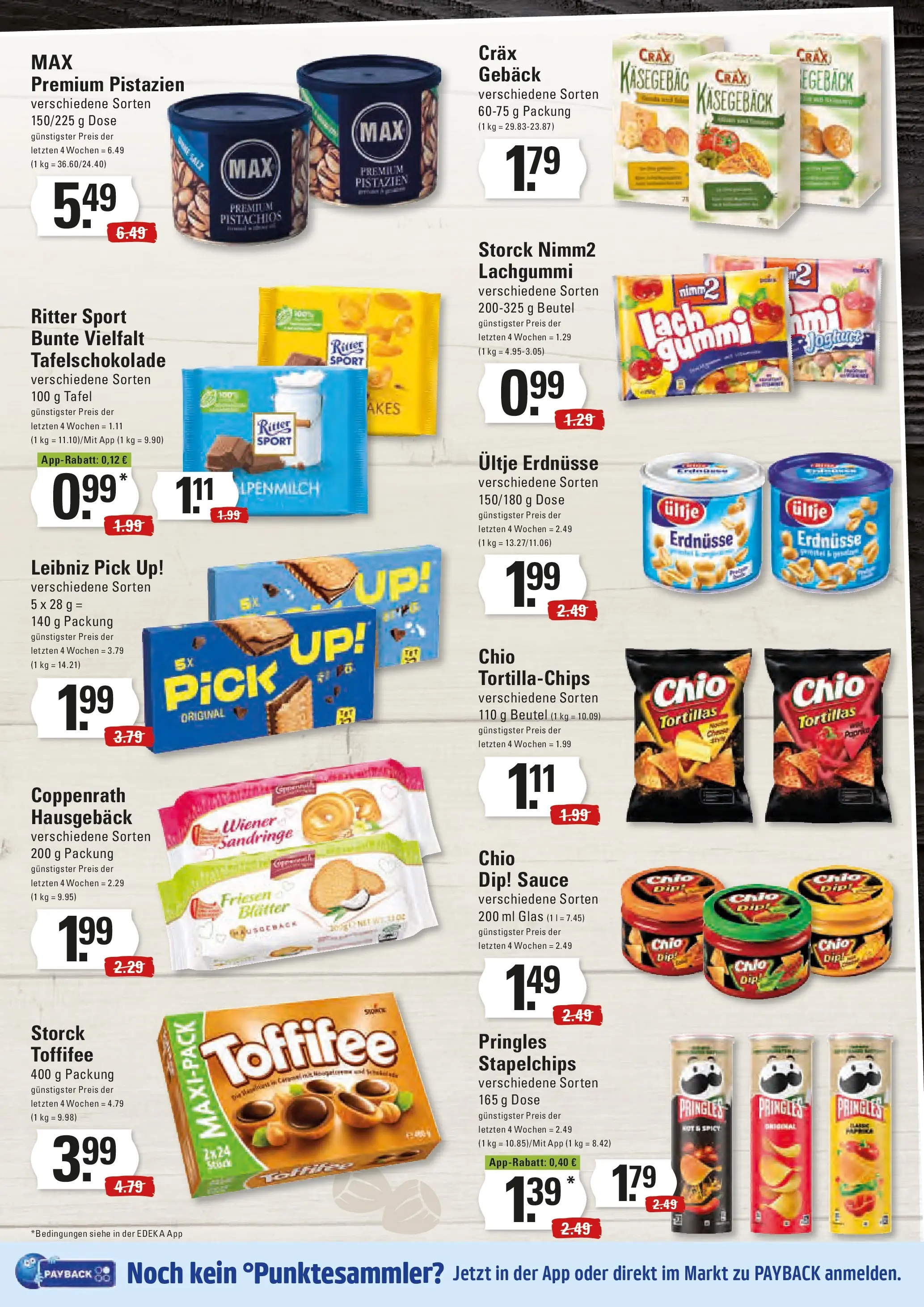 Edeka prospekt Hamburg	 (ab 15.12.2025) » Angebote Online | Seite: 13 | Produkte: Ultje erdnusse, Ritter sport, Pringles, Chips