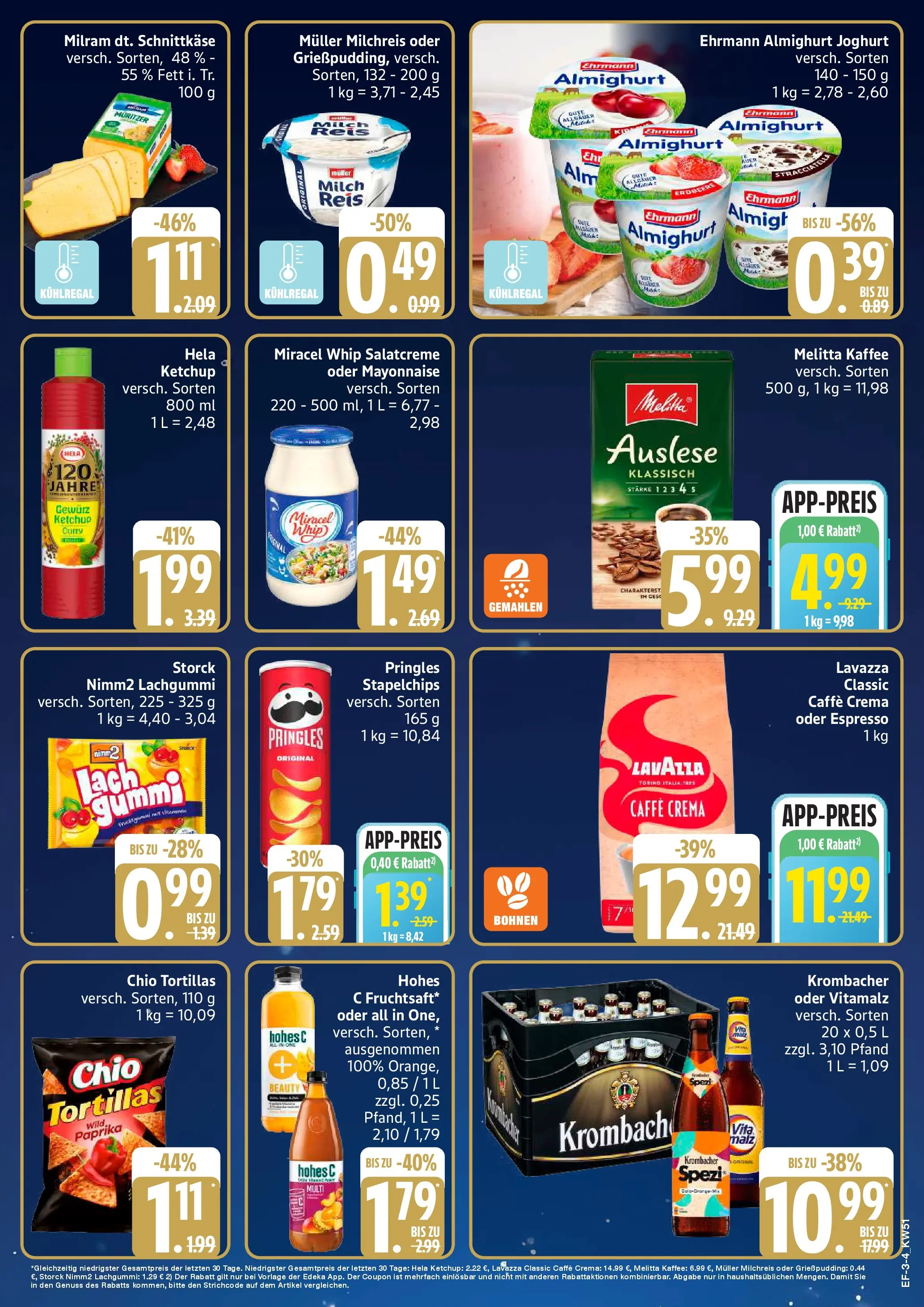 Edeka prospekt Lassan	 (ab 15.12.2025) » Angebote Online | Seite: 3 | Produkte: Pudding, Paprika, Milram, Hohes c