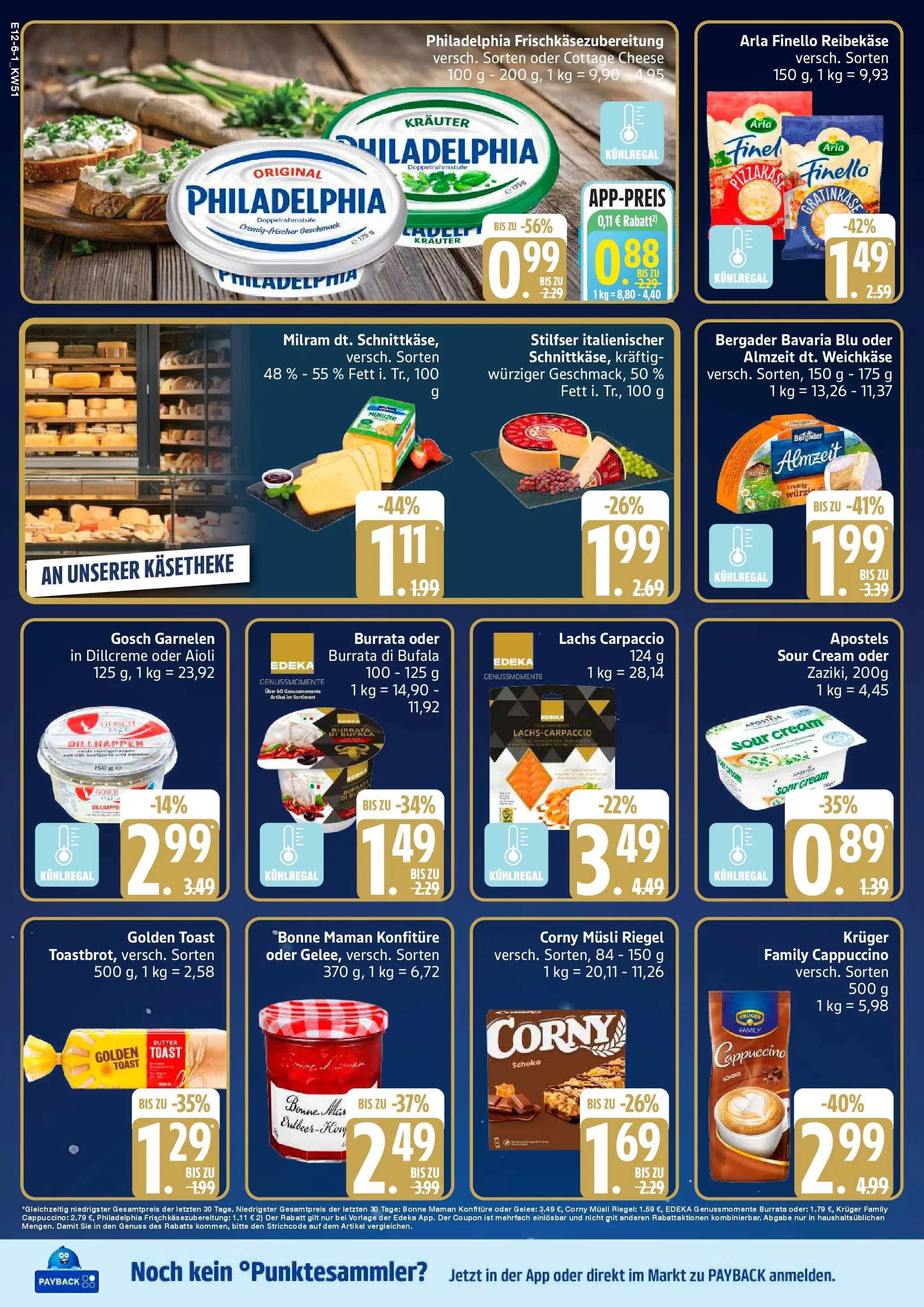 Edeka prospekt Sterup	 (ab 14.12.2025) » Angebote Online | Seite: 6 | Produkte: Musli, Butter, Philadelphia, Lachs