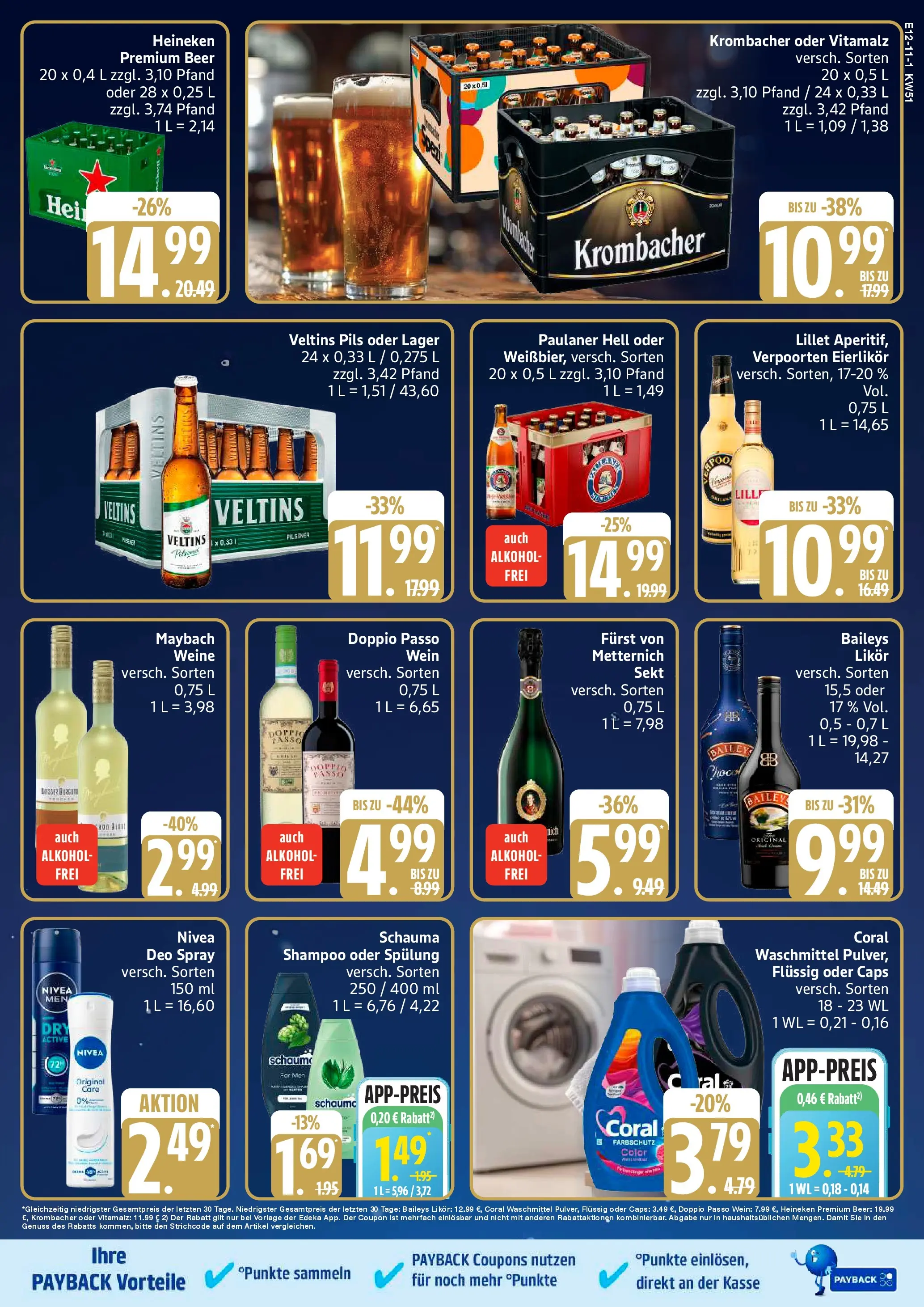 Edeka prospekt Sterup	 (ab 14.12.2025) » Angebote Online | Seite: 11 | Produkte: Furst von metternich, Coral, Spülung, Lillet