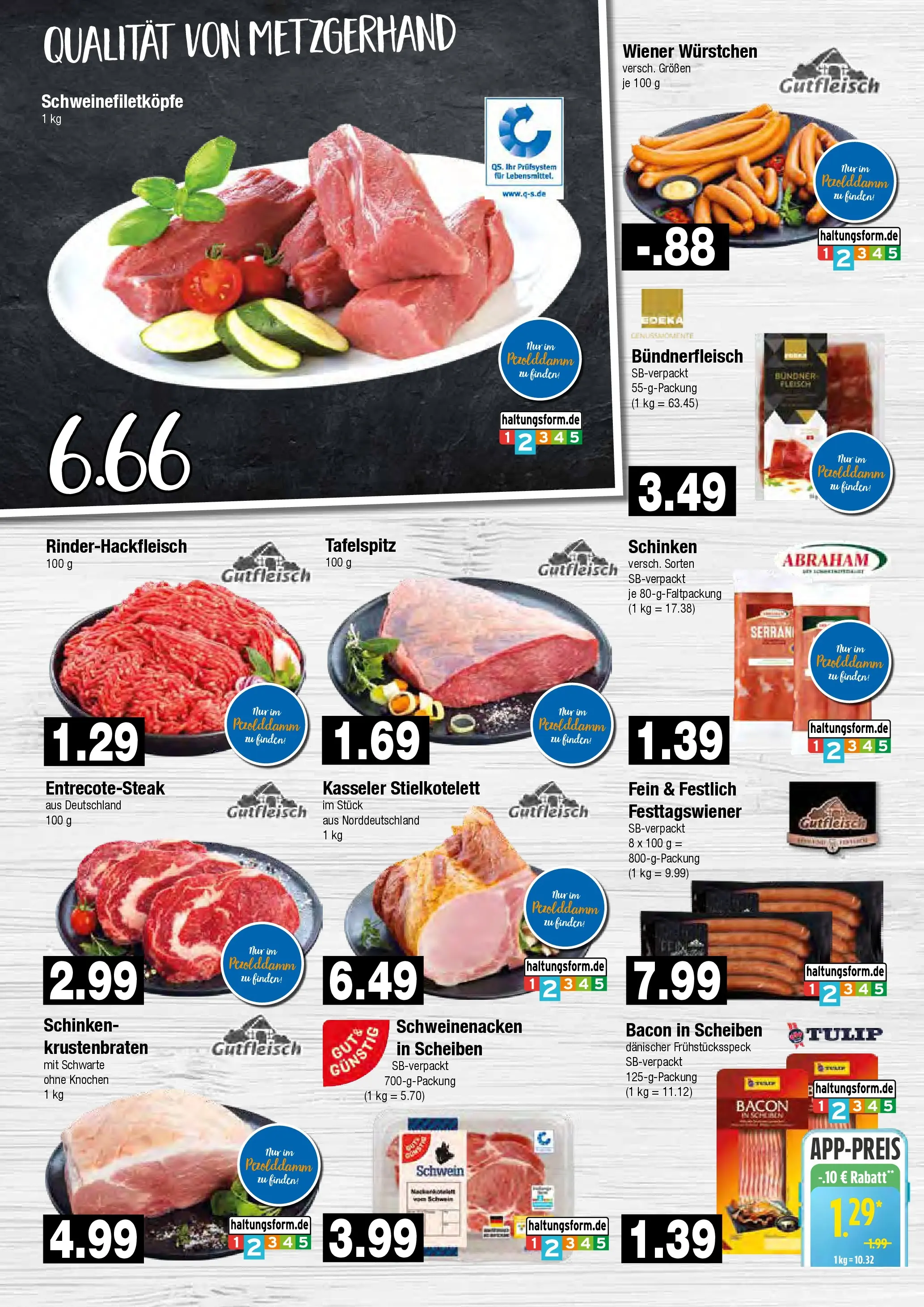 Edeka prospekt Hamburg	 (ab 15.12.2025) » Angebote Online | Seite: 2 | Produkte: Tafelspitz, Wiener wurstchen, Schweinenacken, Steak
