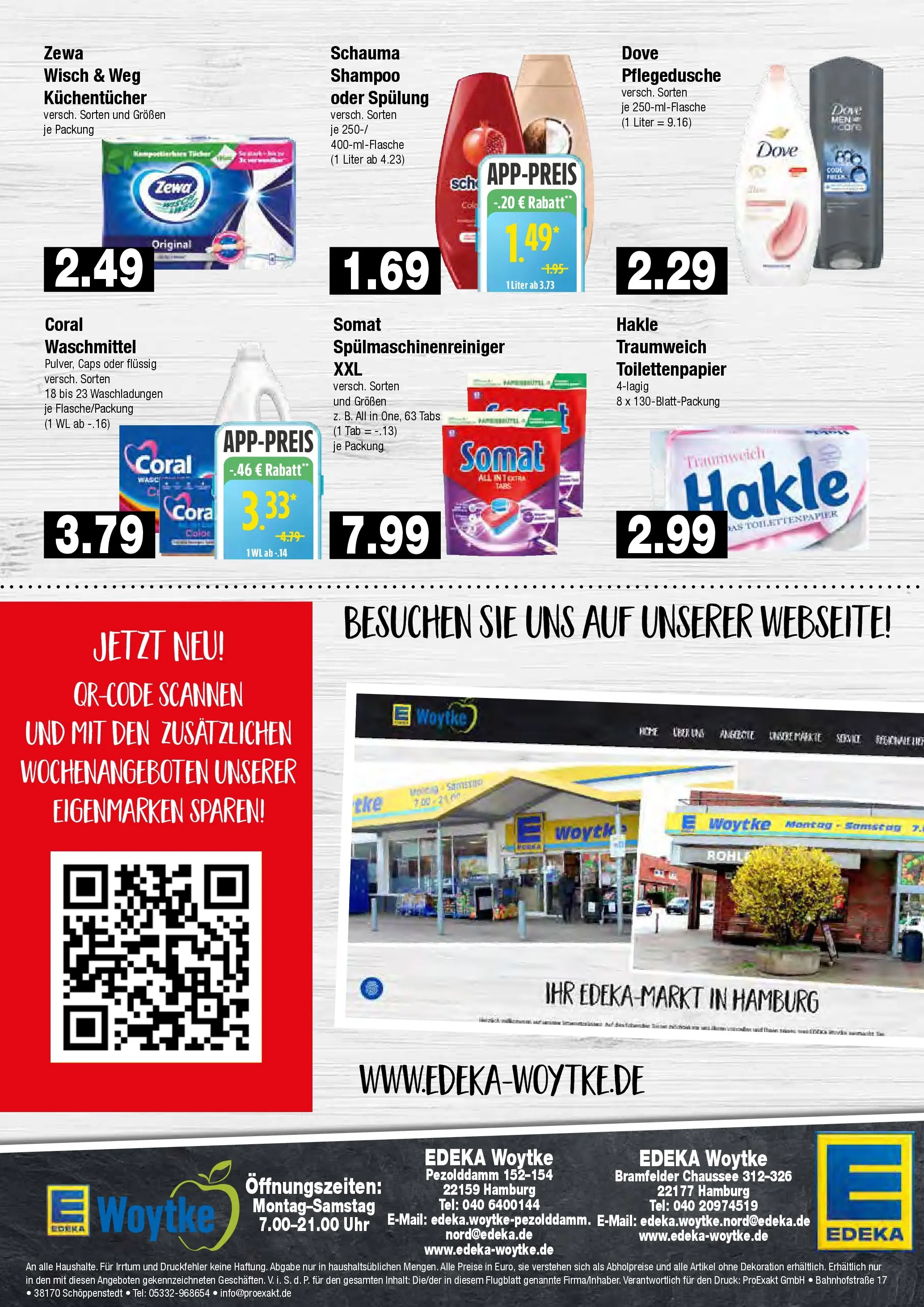 Edeka prospekt Hamburg	 (ab 15.12.2025) » Angebote Online | Seite: 8 | Produkte: Schauma shampoo, Spülung, Uhr, Toilettenpapier