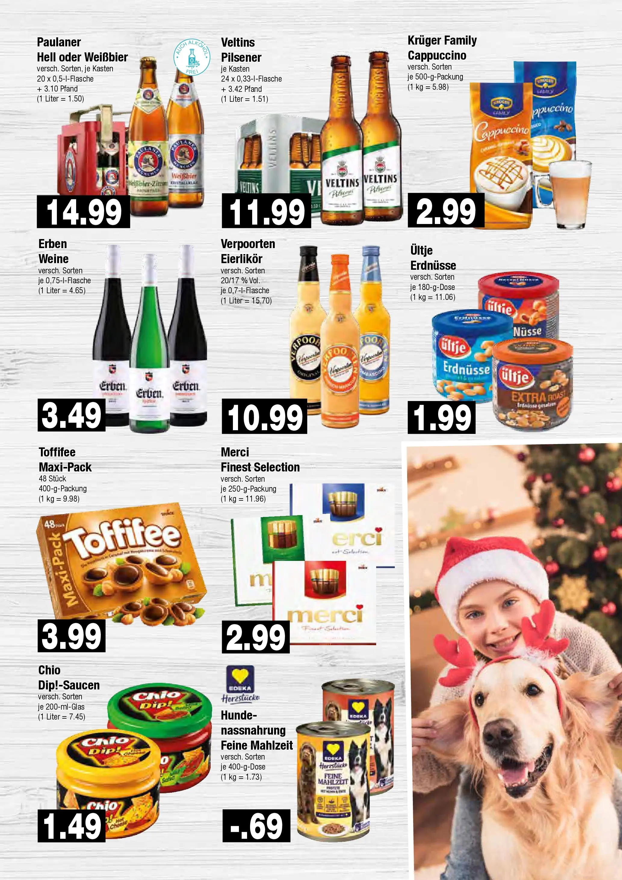 Edeka prospekt Hamburg	 (ab 15.12.2025) » Angebote Online | Seite: 10 | Produkte: Merci, Erdnüsse, Paulaner, Veltins