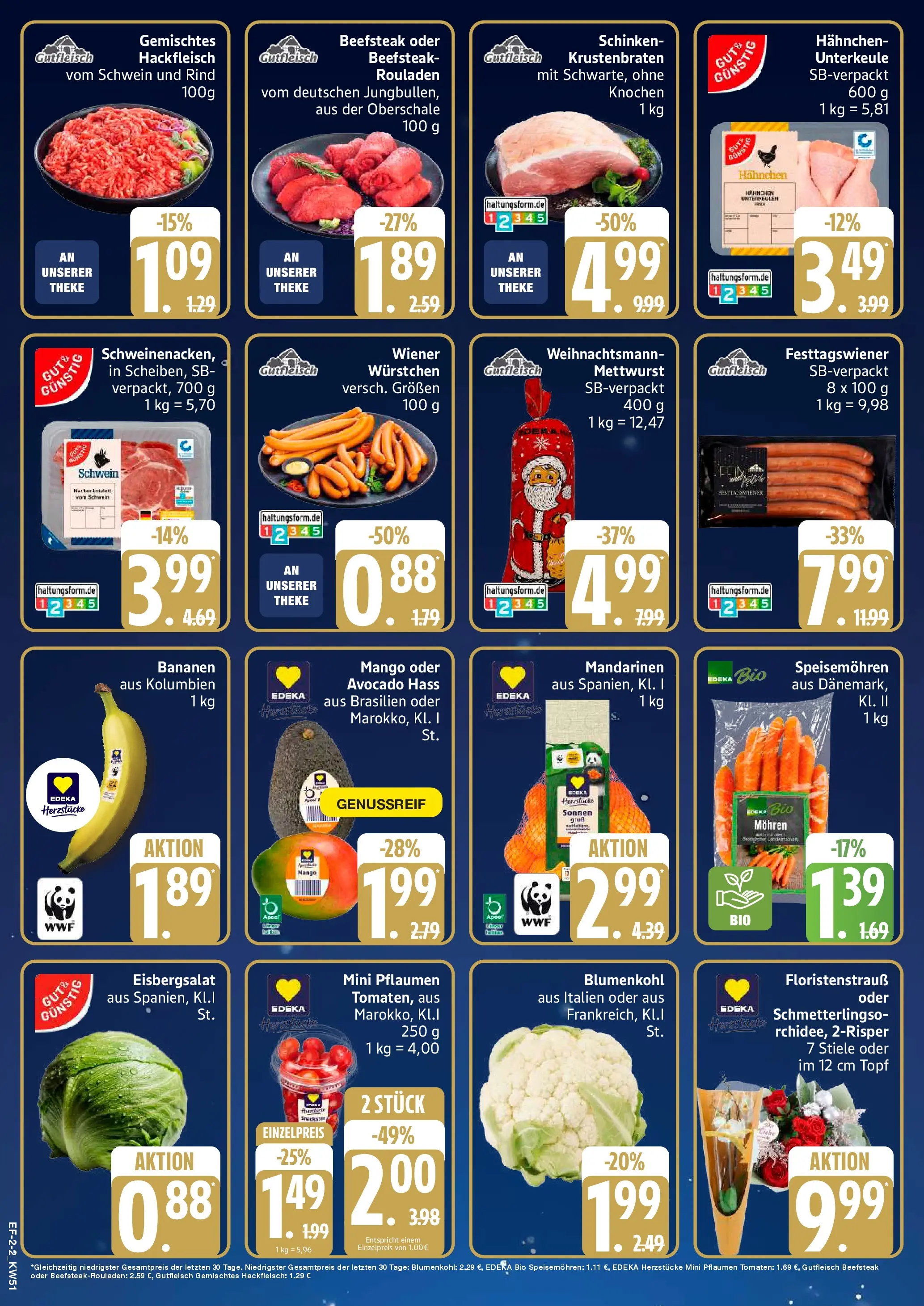 Edeka prospekt Luhnstedt	 (ab 14.12.2025) » Angebote Online | Seite: 2 | Produkte: Hahnchen, Wiener wurstchen, Tomaten, Mohren