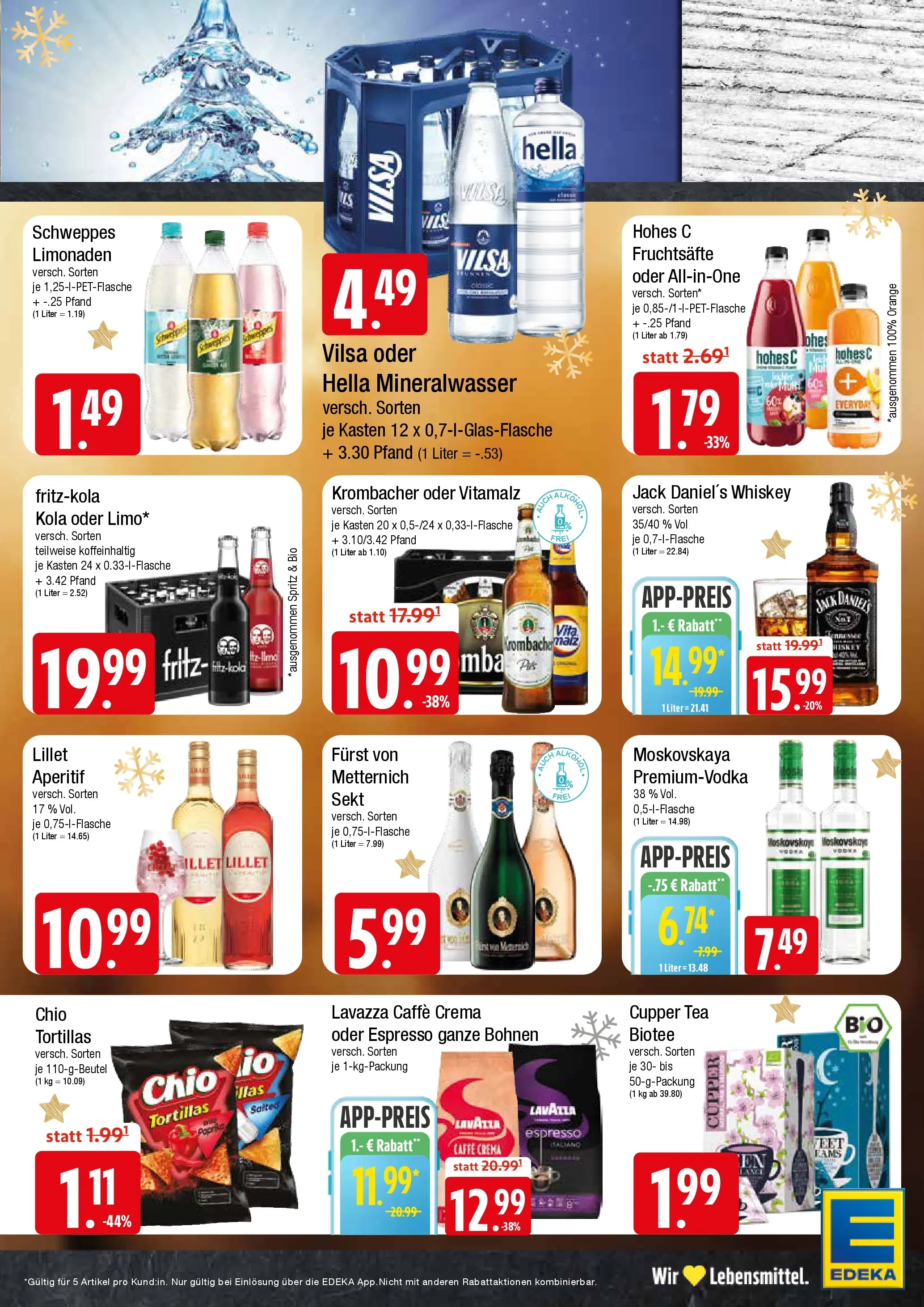 Edeka prospekt Wentorf	 (ab 15.12.2025) » Angebote Online | Seite: 7 | Produkte: Furst von metternich, Sekt, Schweppes, Chips