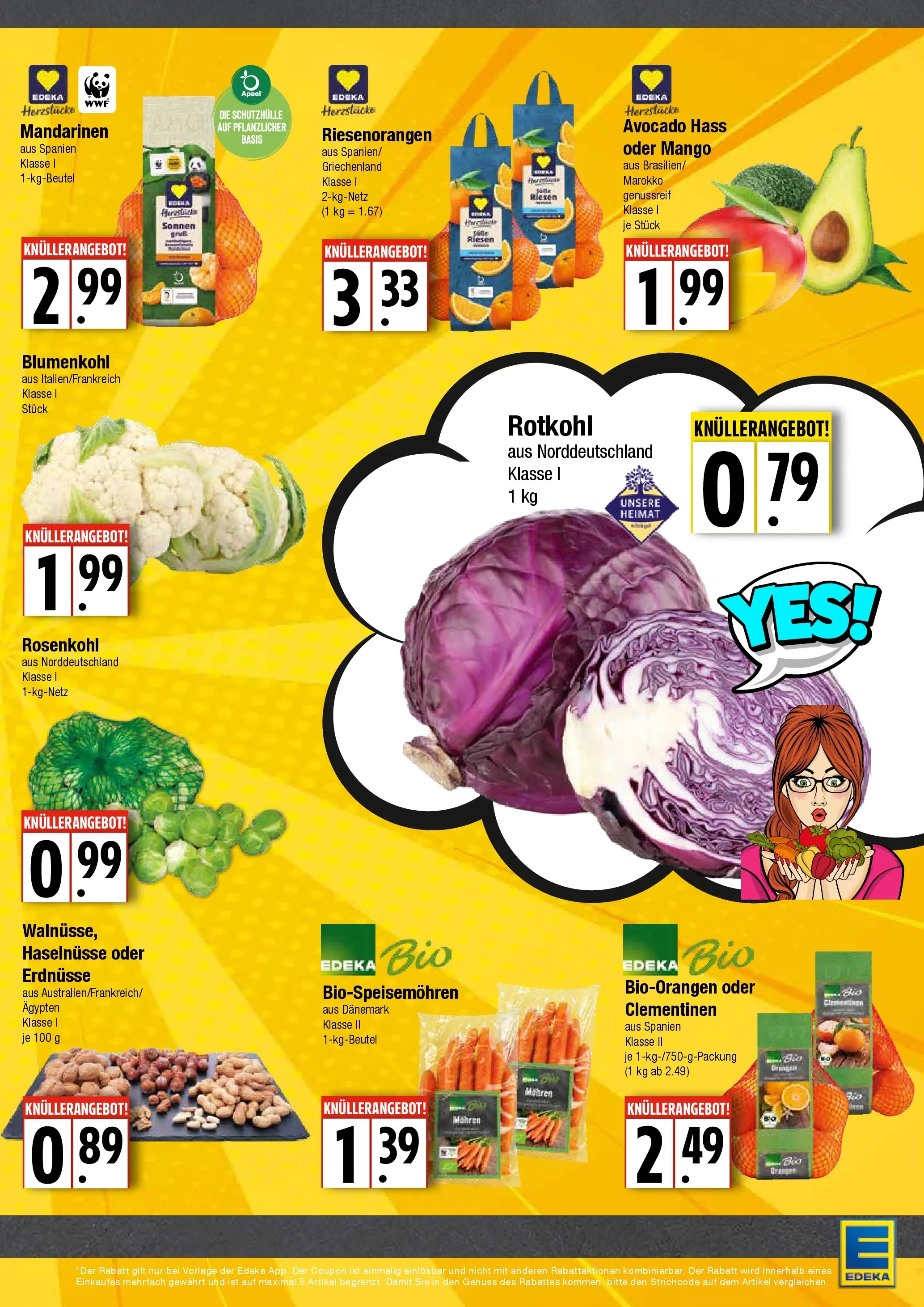 Edeka prospekt Hamburg	 (ab 15.12.2025) » Angebote Online | Seite: 3 | Produkte: Erdnüsse, Mandarinen, Mohren, Mango