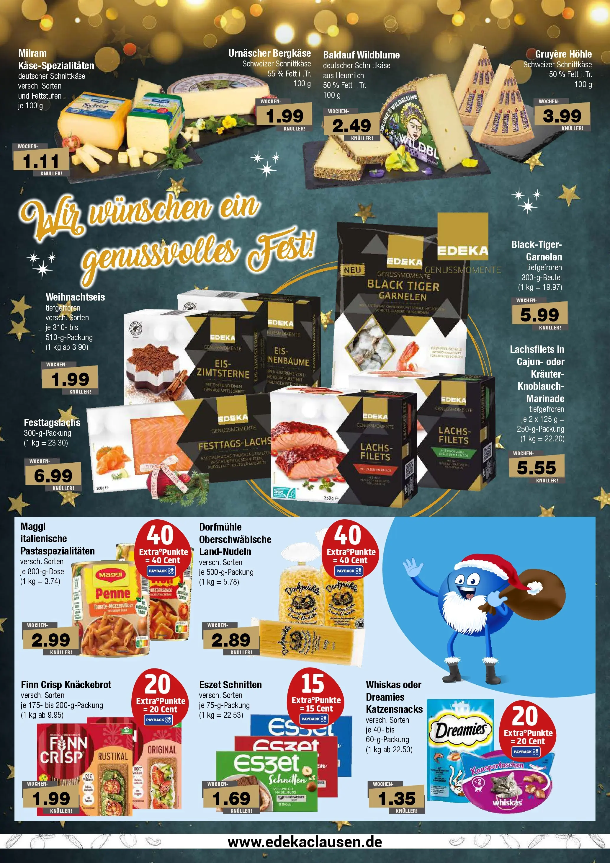 Edeka prospekt Hamburg	 (ab 15.12.2025) » Angebote Online | Seite: 4 | Produkte: Mozzarella, Lachs, Knoblauch, Whiskas