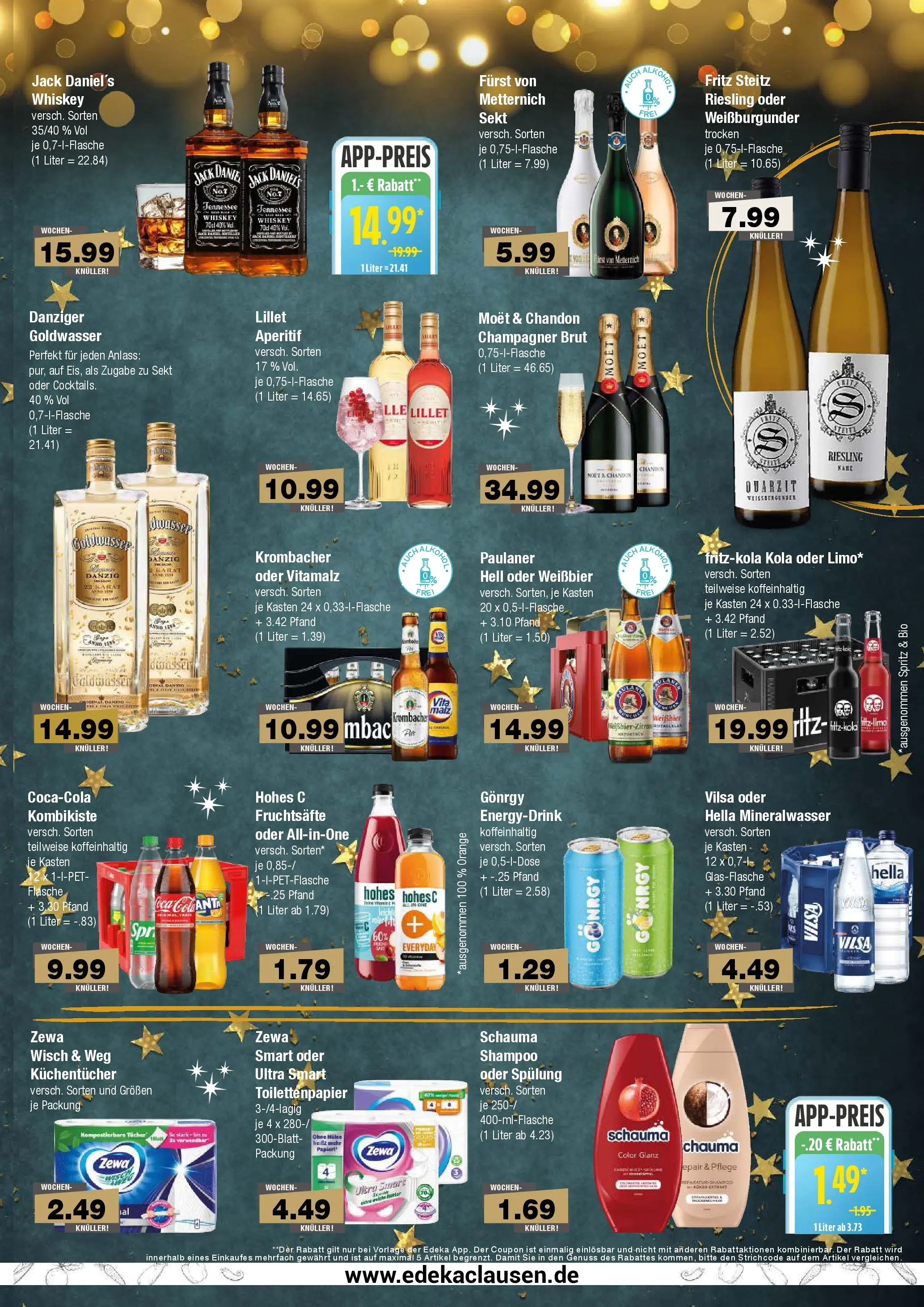 Edeka prospekt Hamburg	 (ab 15.12.2025) » Angebote Online | Seite: 7 | Produkte: Spülung, Mineralwasser, Lillet, Hohes c