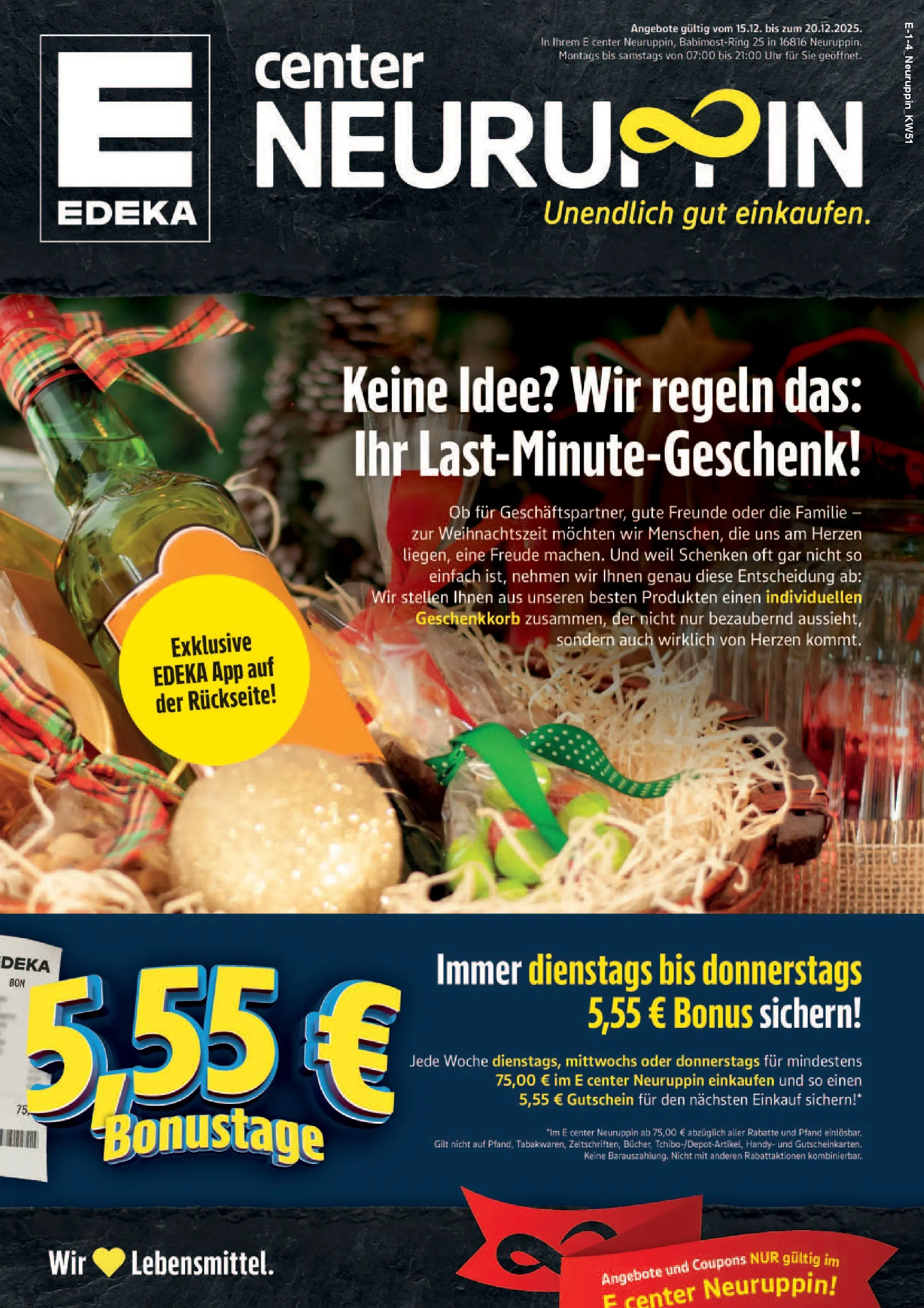 Edeka prospekt Neuruppin	 (ab 15.12.2025) » Angebote Online | Seite: 1 | Produkte: Uhr