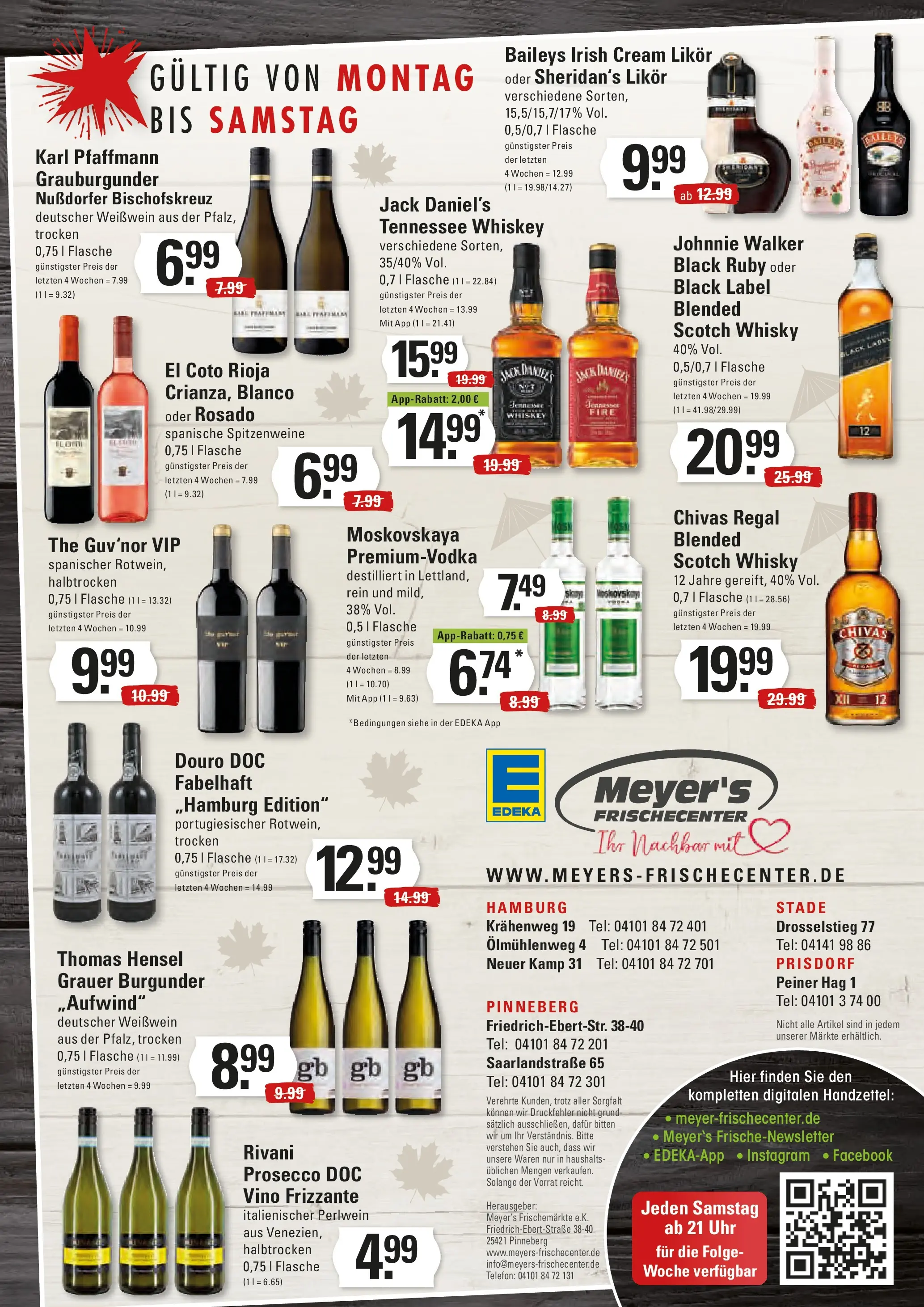 Edeka prospekt Hamburg	 (ab 15.12.2025) » Angebote Online | Seite: 16 | Produkte: Whisky, Weißwein, Likör, Whiskey