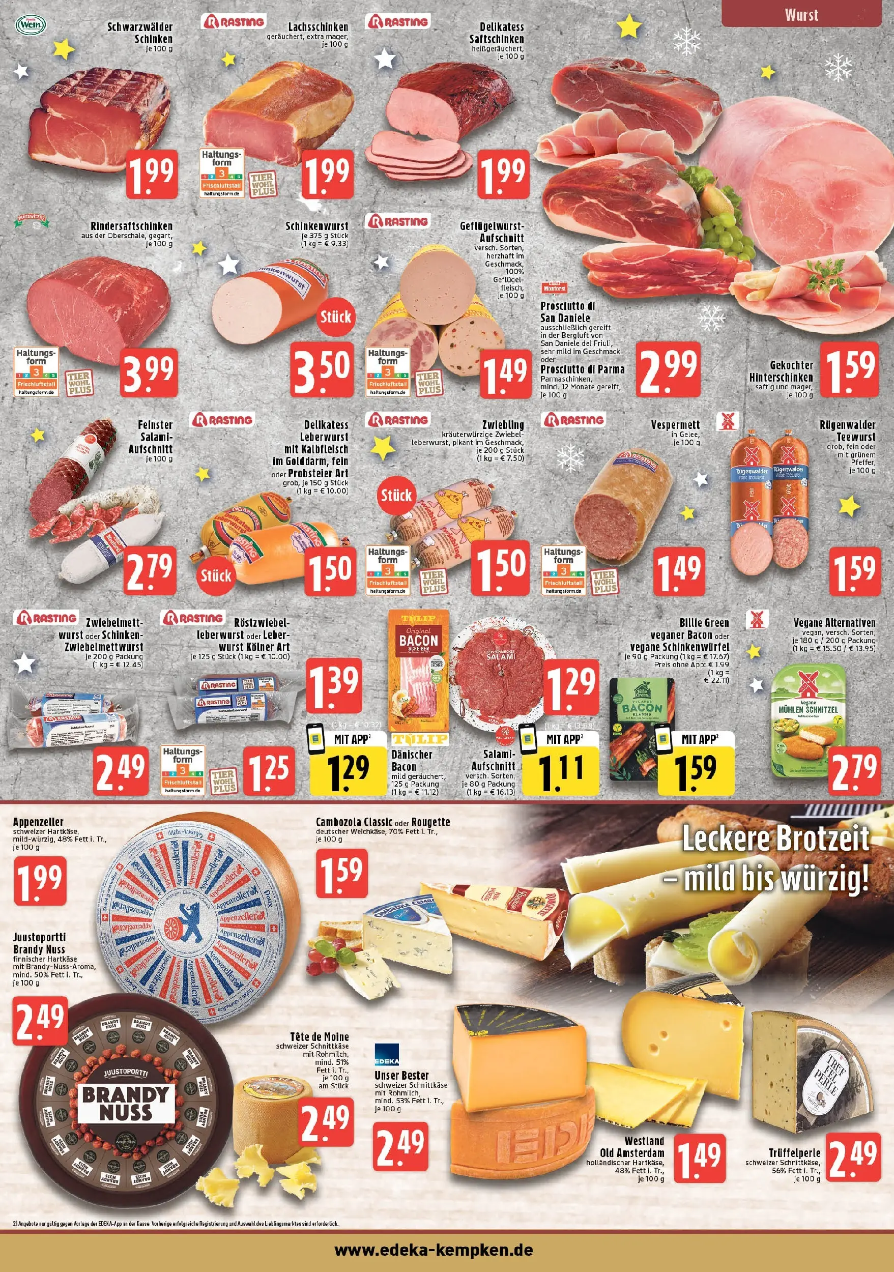 Edeka prospekt Krefeld	 (ab 15.12.2025) » Angebote Online | Seite: 3 | Produkte: Schnitzel, Wurst, Salami, Schinken