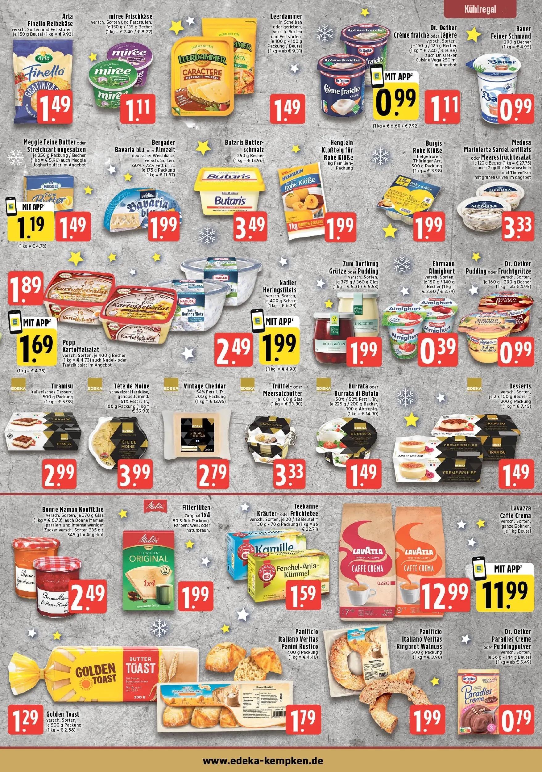 Edeka prospekt Krefeld	 (ab 15.12.2025) » Angebote Online | Seite: 5 | Produkte: Melitta, Butter, Burrata, Sahne