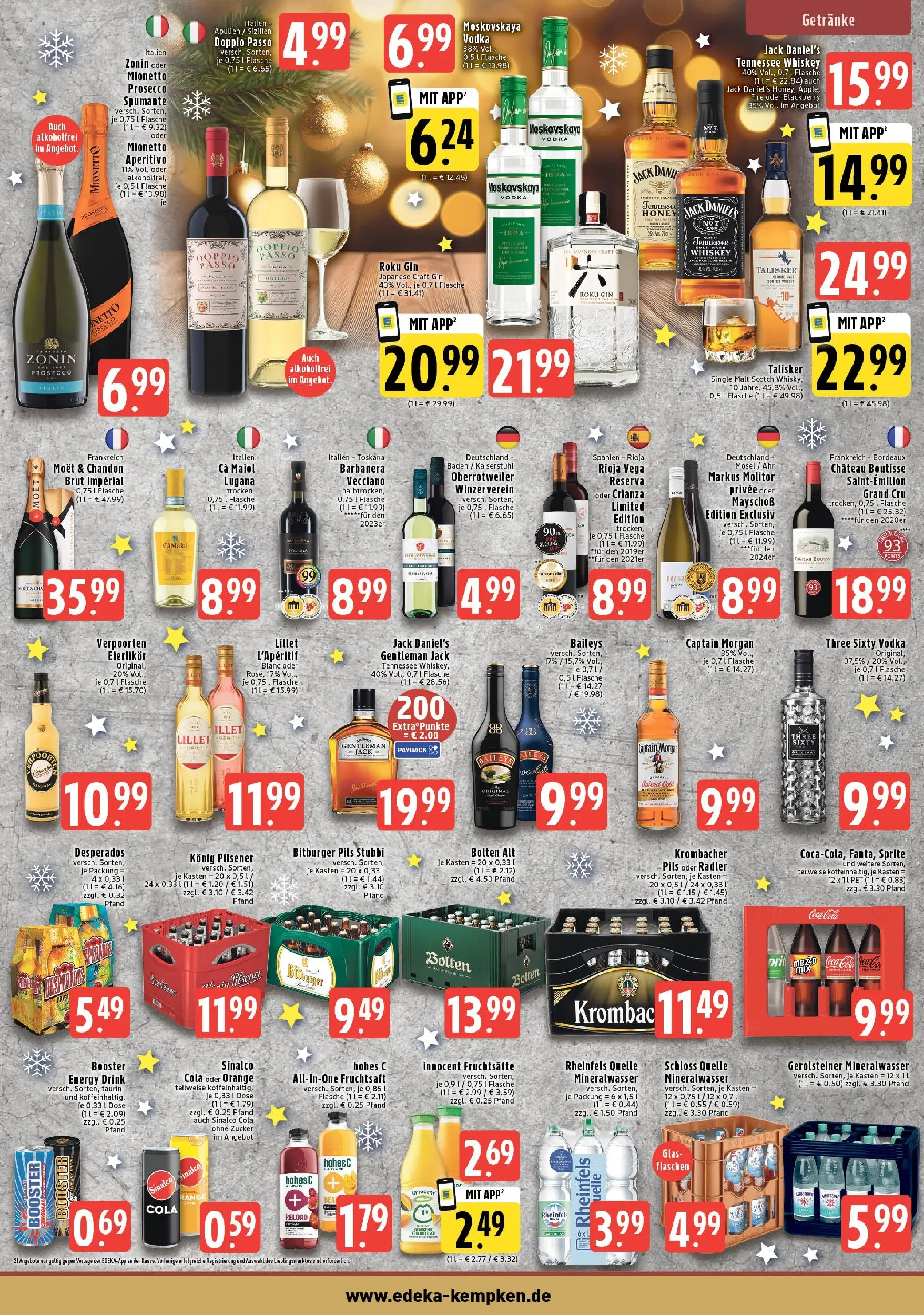 Edeka prospekt Krefeld	 (ab 15.12.2025) » Angebote Online | Seite: 7 | Produkte: Energy, Pils, Mineralwasser, Prosecco